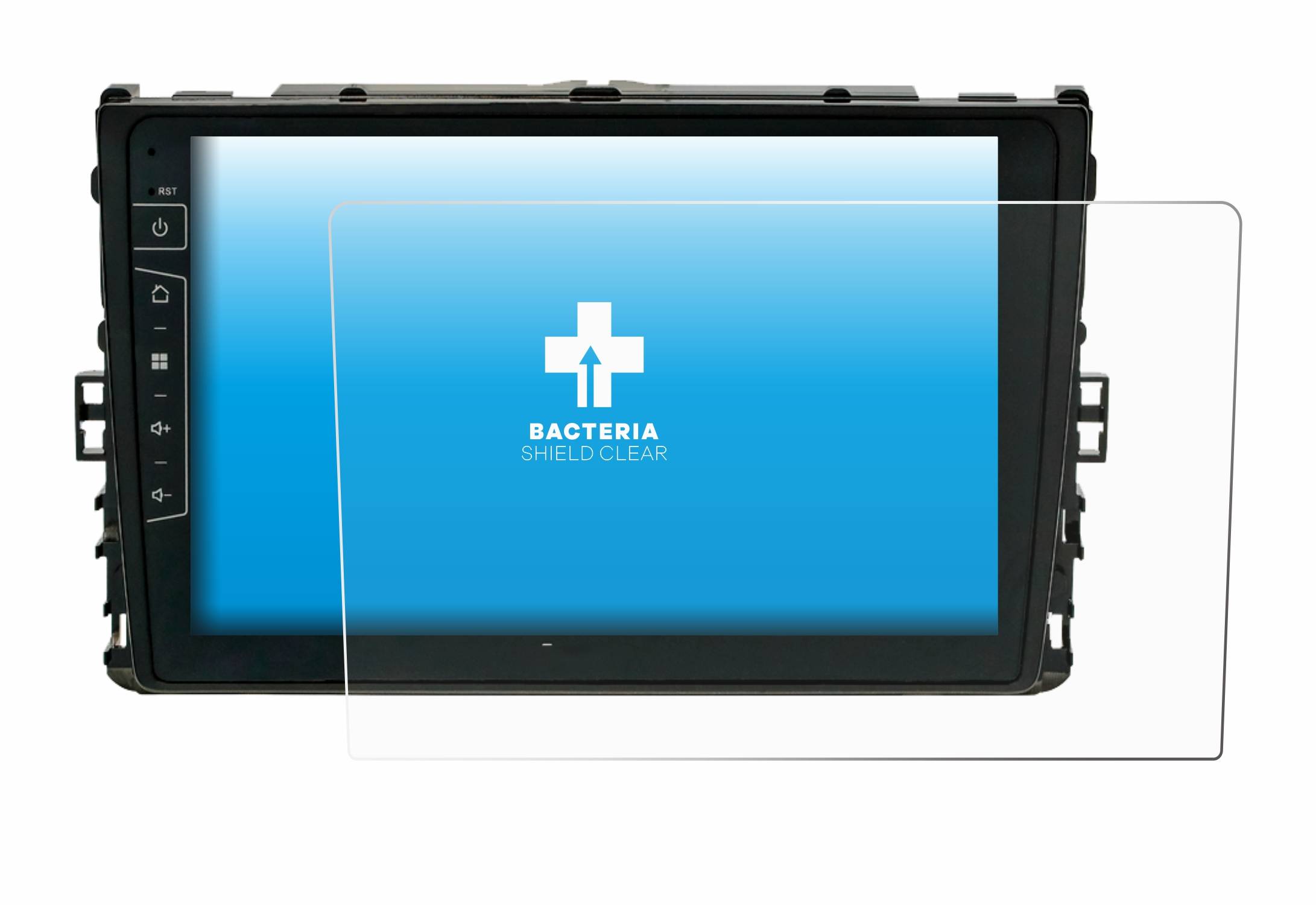 upscreen Schutzfolie für Dynavin D9-T6 Antibakterielle Folie Klar Anti-Kratzer