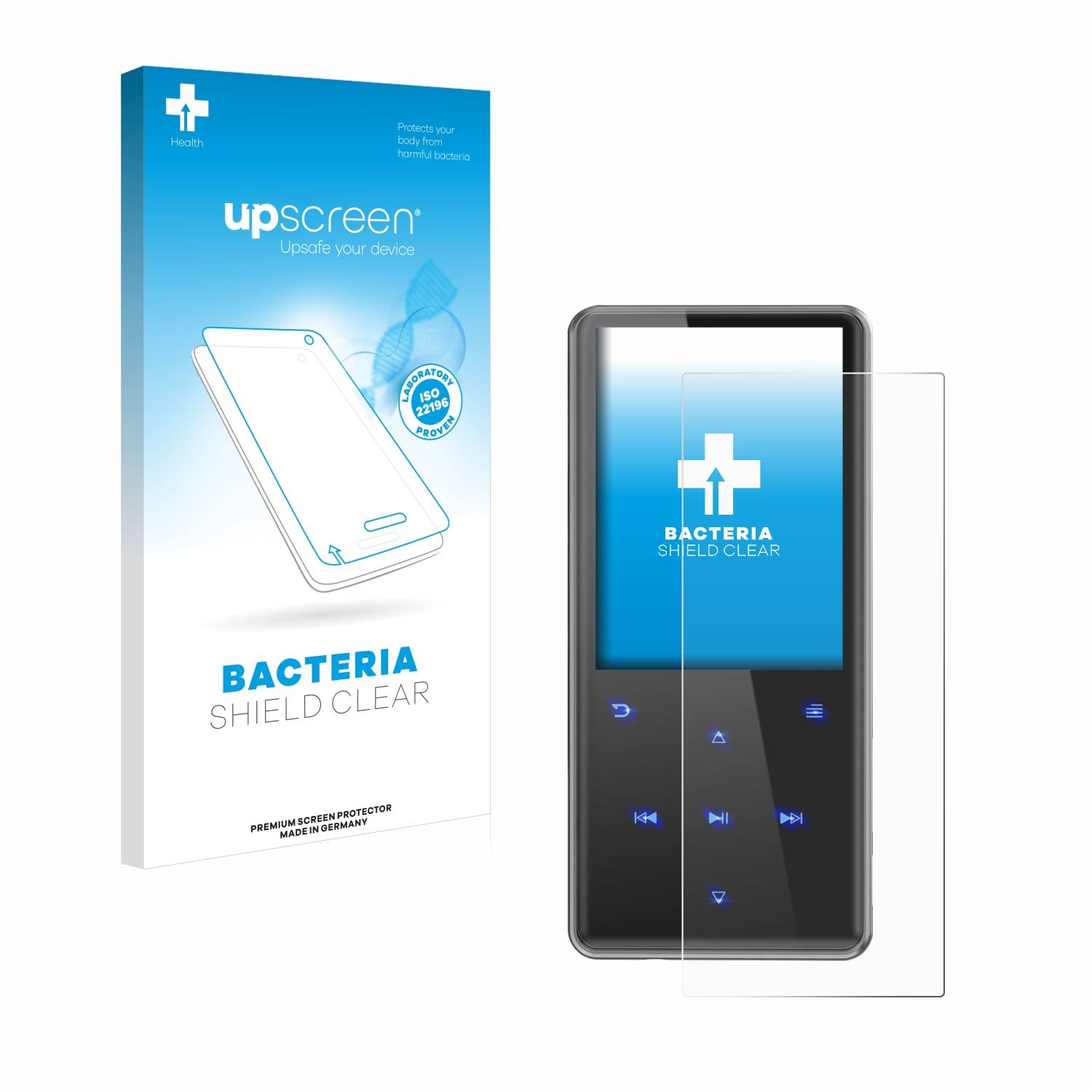 upscreen Bacteria Shield Schutzfolie für Pinhui D16 - Antibakteriell
