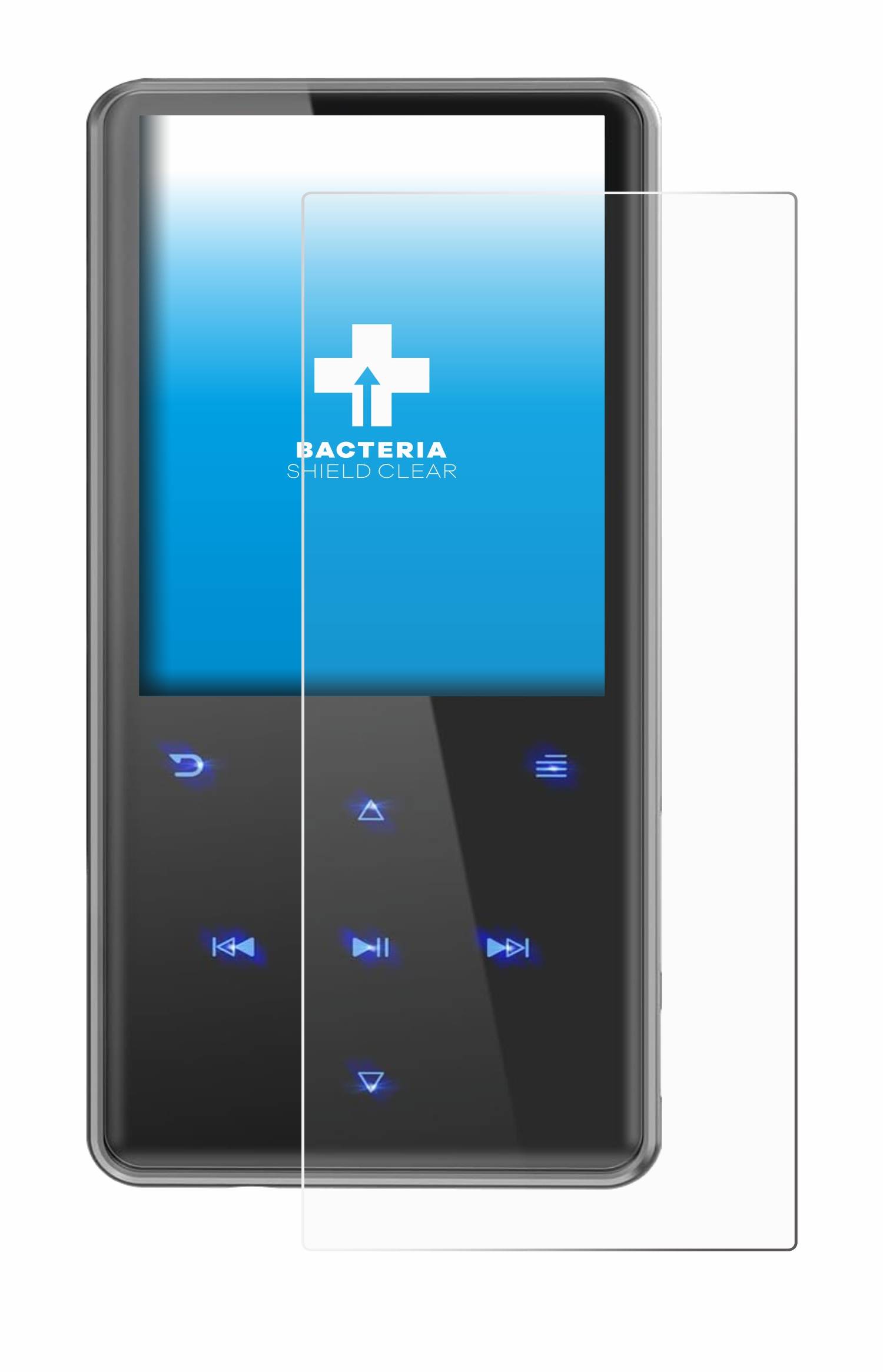 upscreen Bacteria Shield Schutzfolie für Pinhui D16 - Antibakteriell