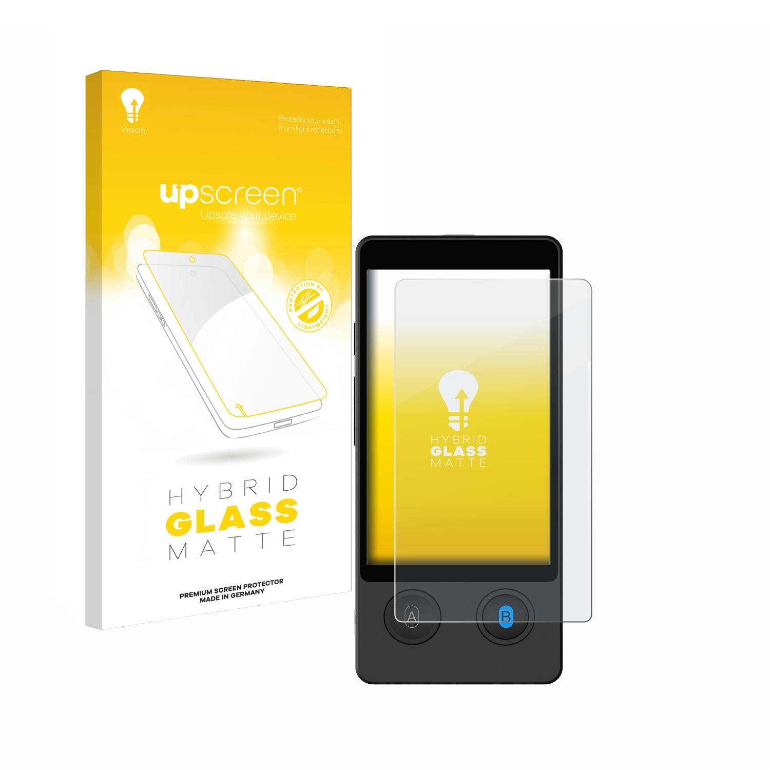 upscreen Hybrid Glas Matt Schutz-Folie für Anfier Offline W12