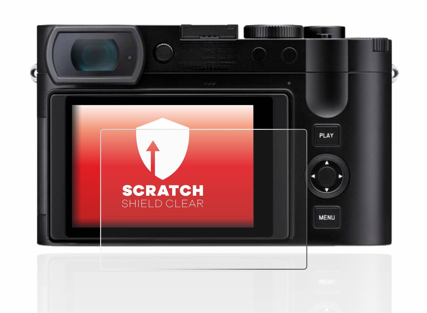 upscreen Schutzfolie für Leica Q3 / Q3 43 Kratzschutz Anti-Fingerprint Klar
