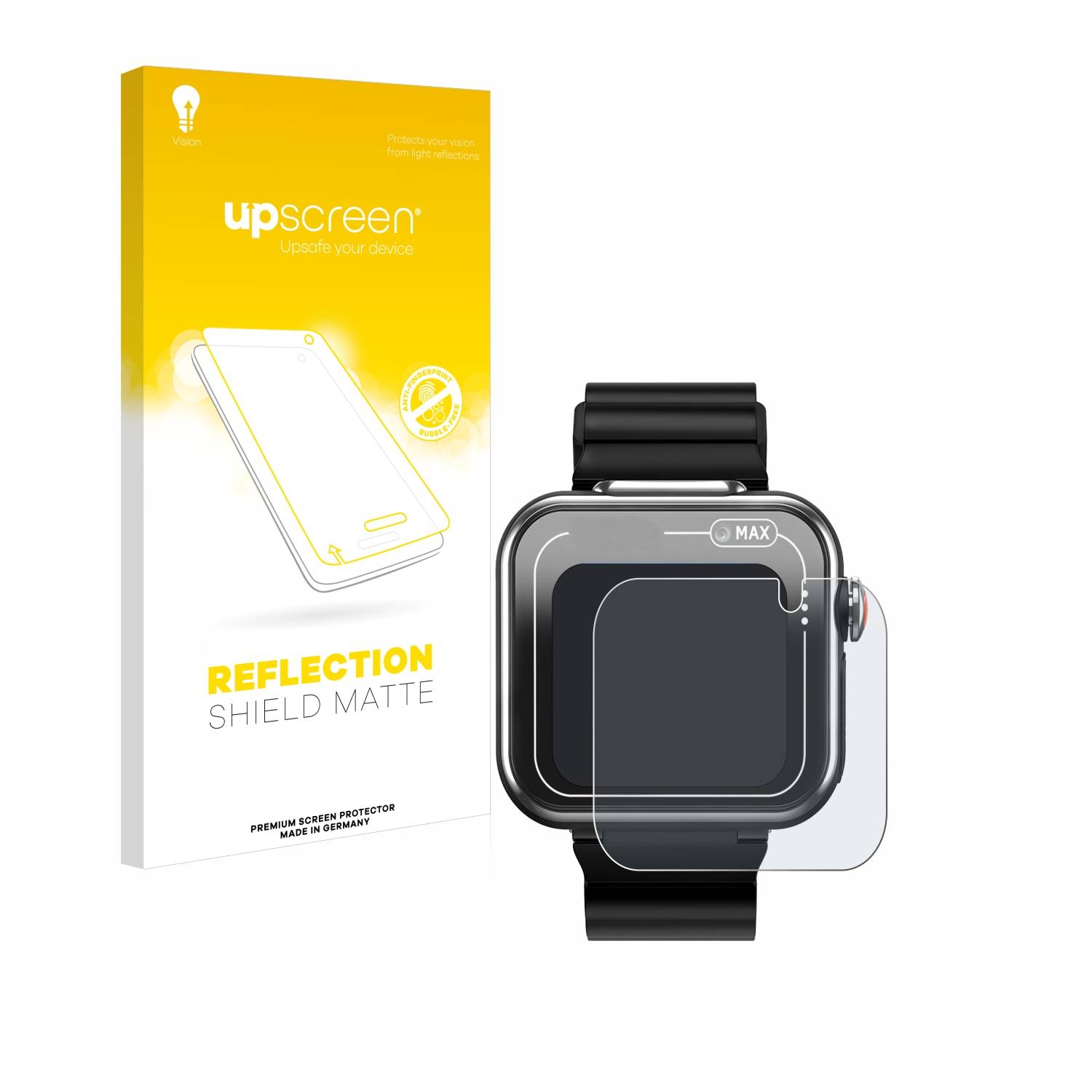 upscreen Reflection Shield Matt Schutzfolie für Vtech Kidizoom Smartwatch MAX
