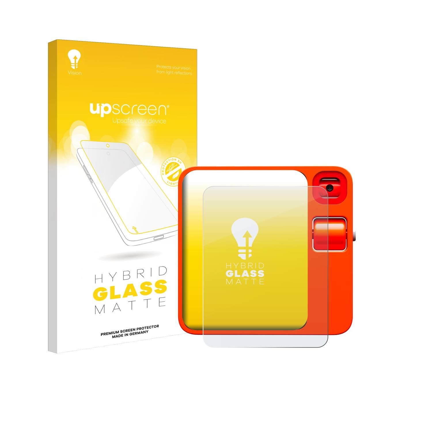 upscreen Flexible Schutz Glas Folie für rabbit r1 Schutzglas 9H Hybridglas Matt Entspiegelt