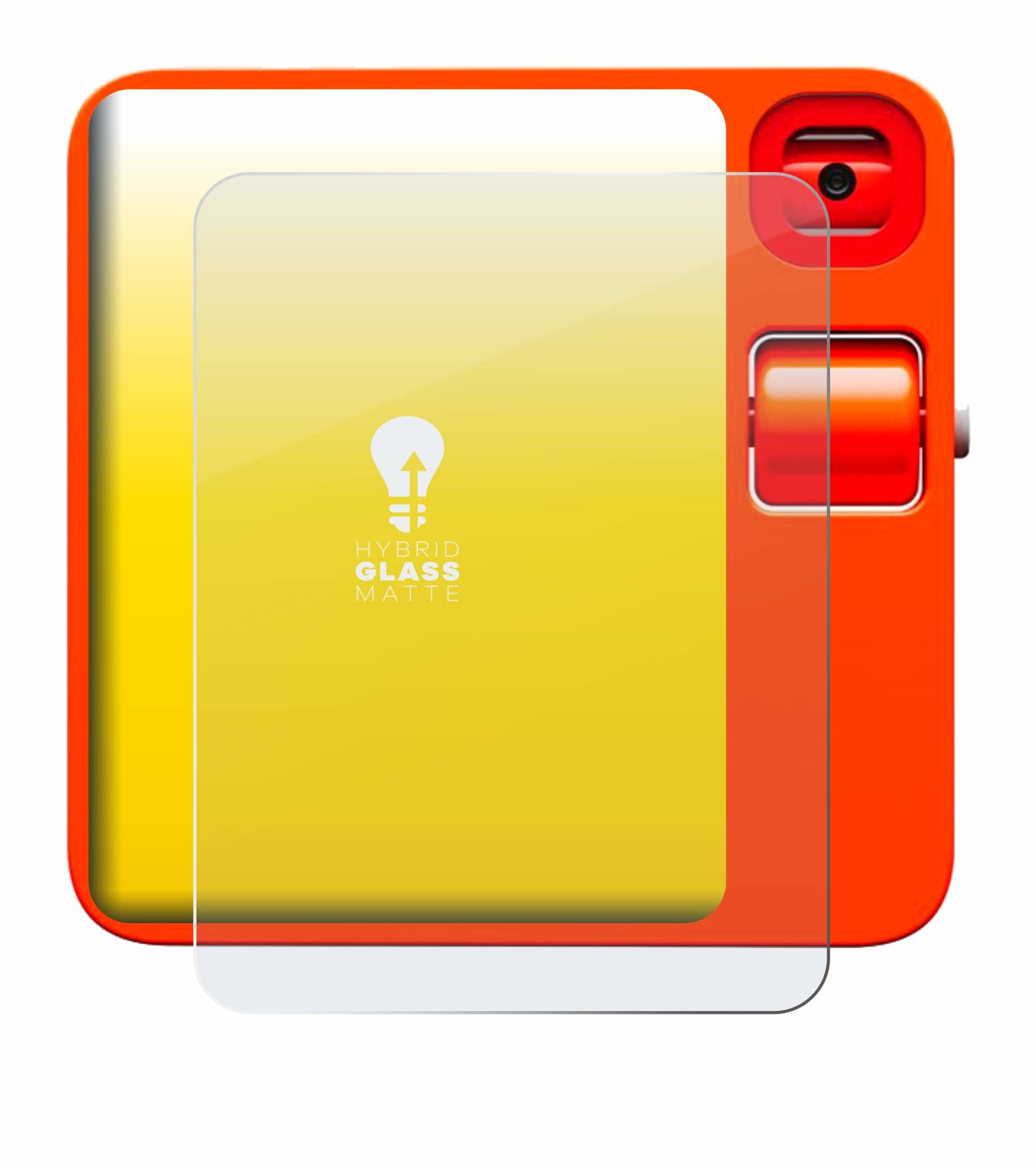 upscreen Flexible Schutz Glas Folie für rabbit r1 Schutzglas 9H Hybridglas Matt Entspiegelt