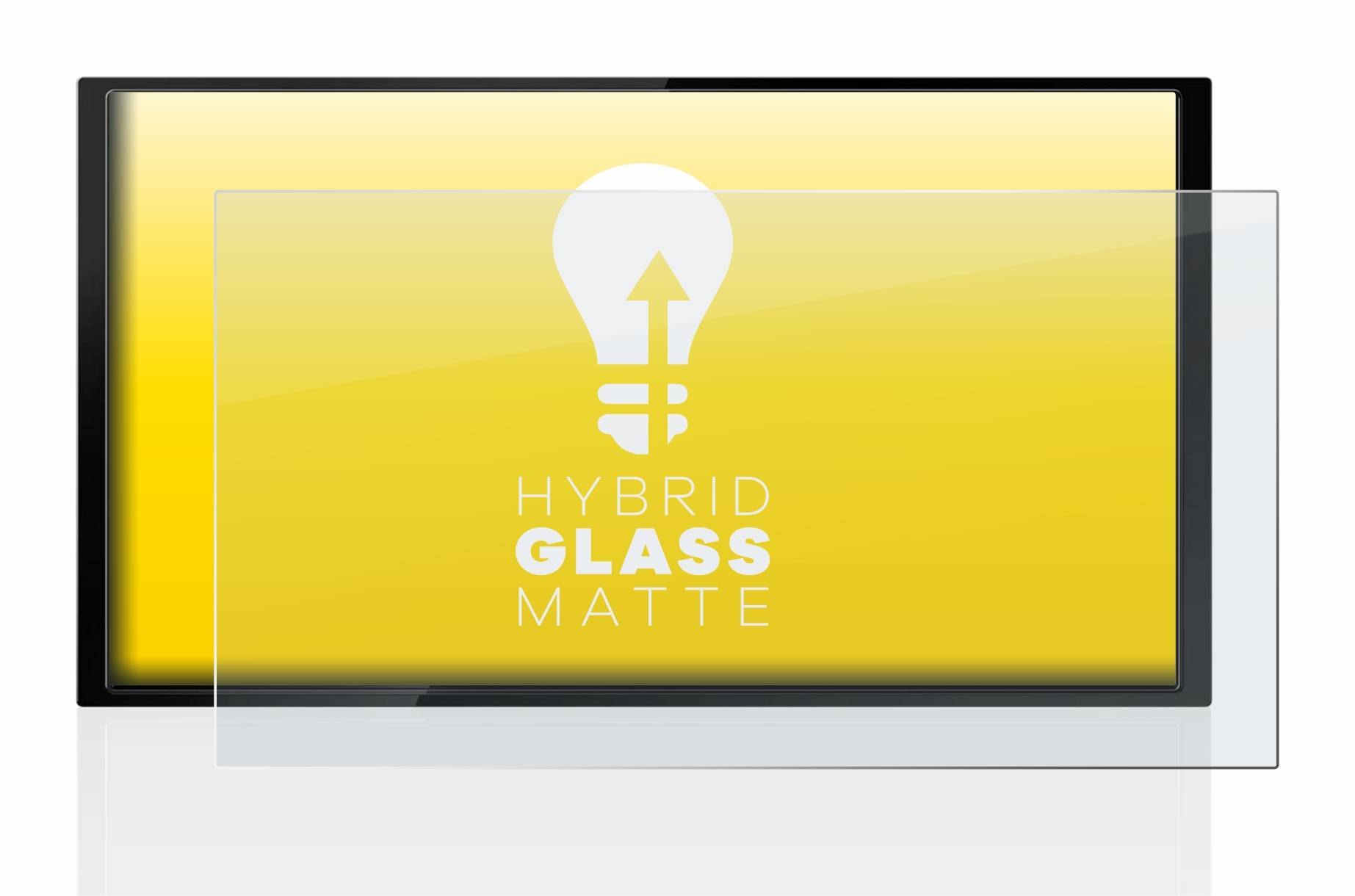 upscreen Flexible Schutz Glas Folie für Kenwood DMX 7722DABS Schutzglas 9H Hybridglas Matt Entspiegelt