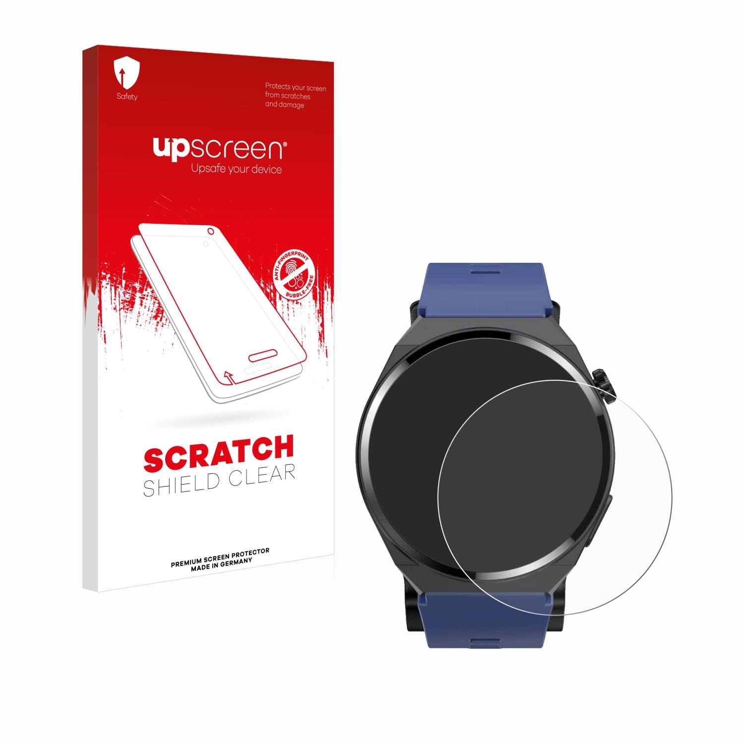 upscreen Scratch Shield Schutzfolie für Kardena Care Air 2 (rund)