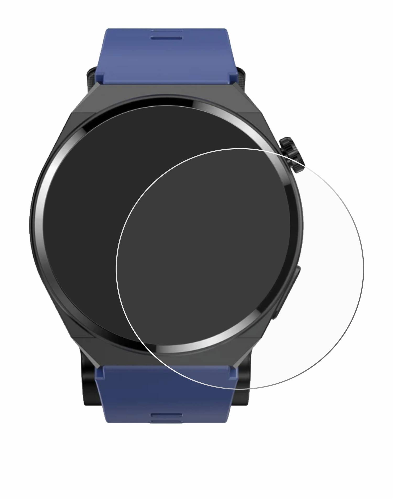 upscreen Scratch Shield Schutzfolie für Kardena Care Air 2 (rund)