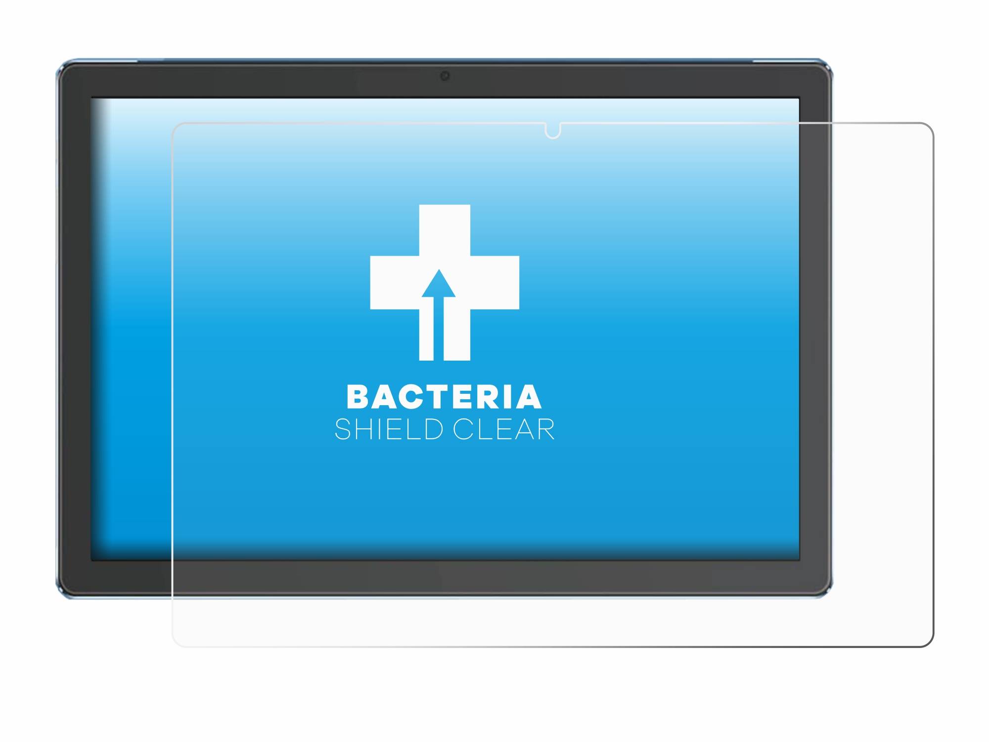 upscreen Bacteria Shield Schutzfolie für Jusyea J10 - Antibakteriell