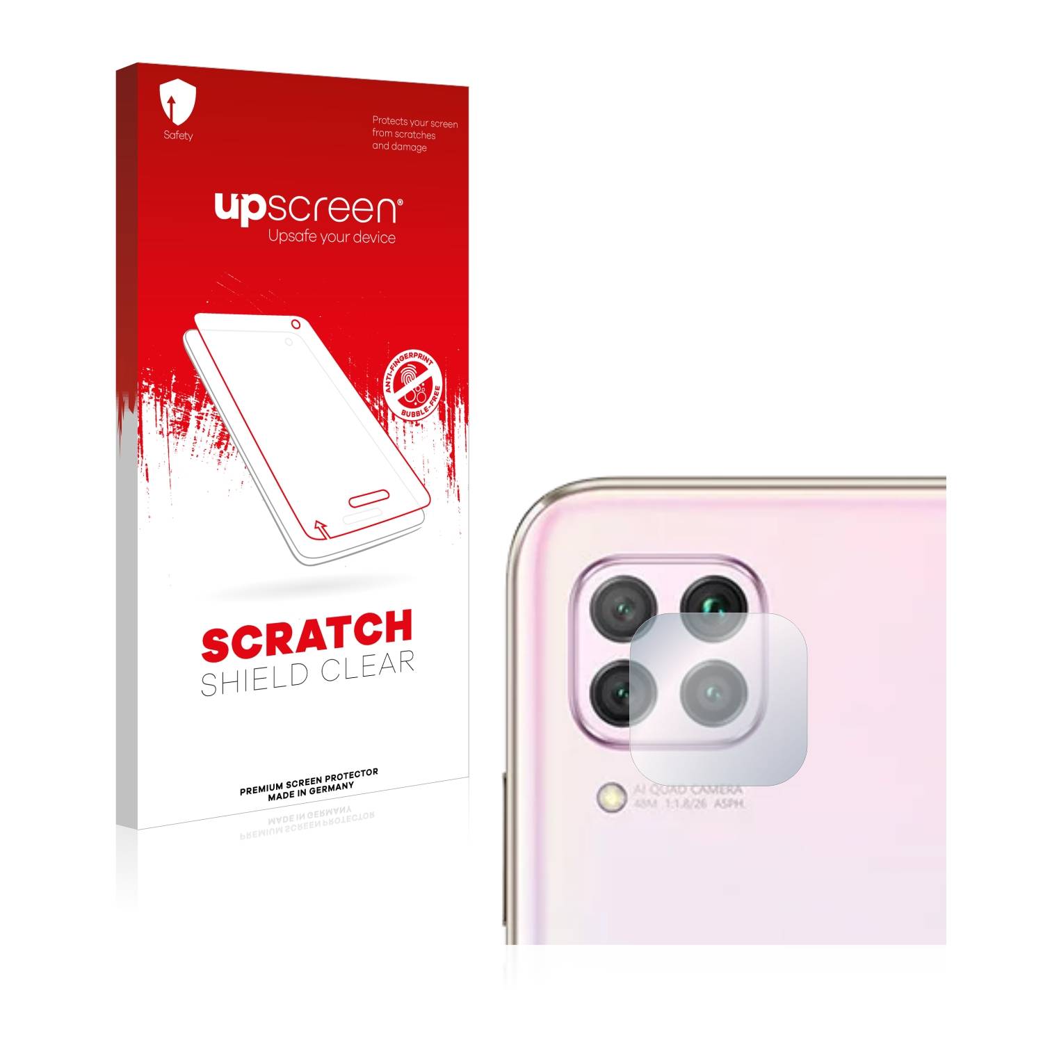 upscreen Scratch Shield Schutzfolie für Huawei P40 lite (NUR Kameraschutz)