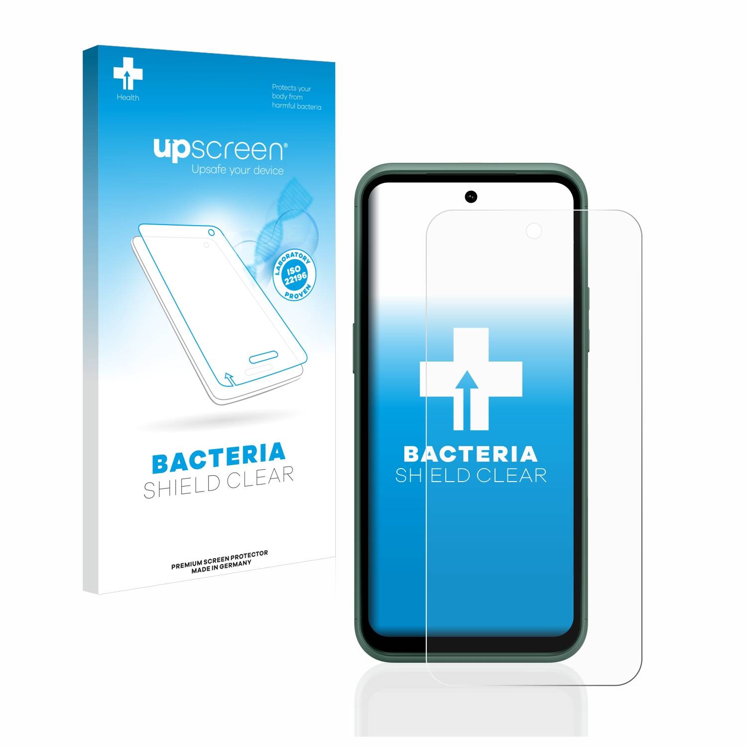 upscreen Bacteria Shield Schutzfolie für Nokia XR21 - Antibakteriell