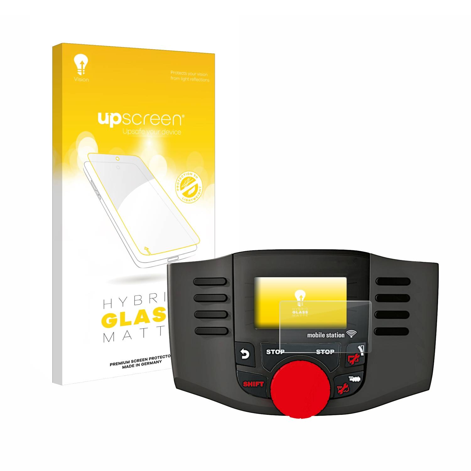 upscreen Hybrid Glas Matt Panzer-Folie für Märklin Mobile Station WLAN 60667