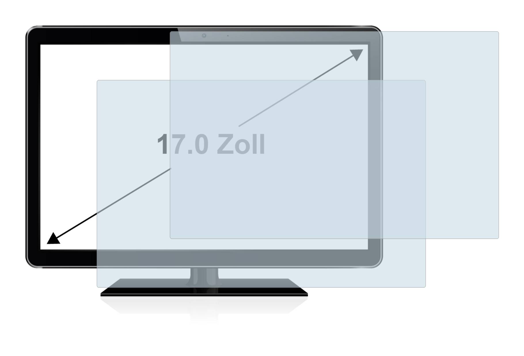 BROTECT Displayschutz-Folie für Kassensysteme mit 17 Zoll Displays [338 mm x 270 mm, 5:4]
