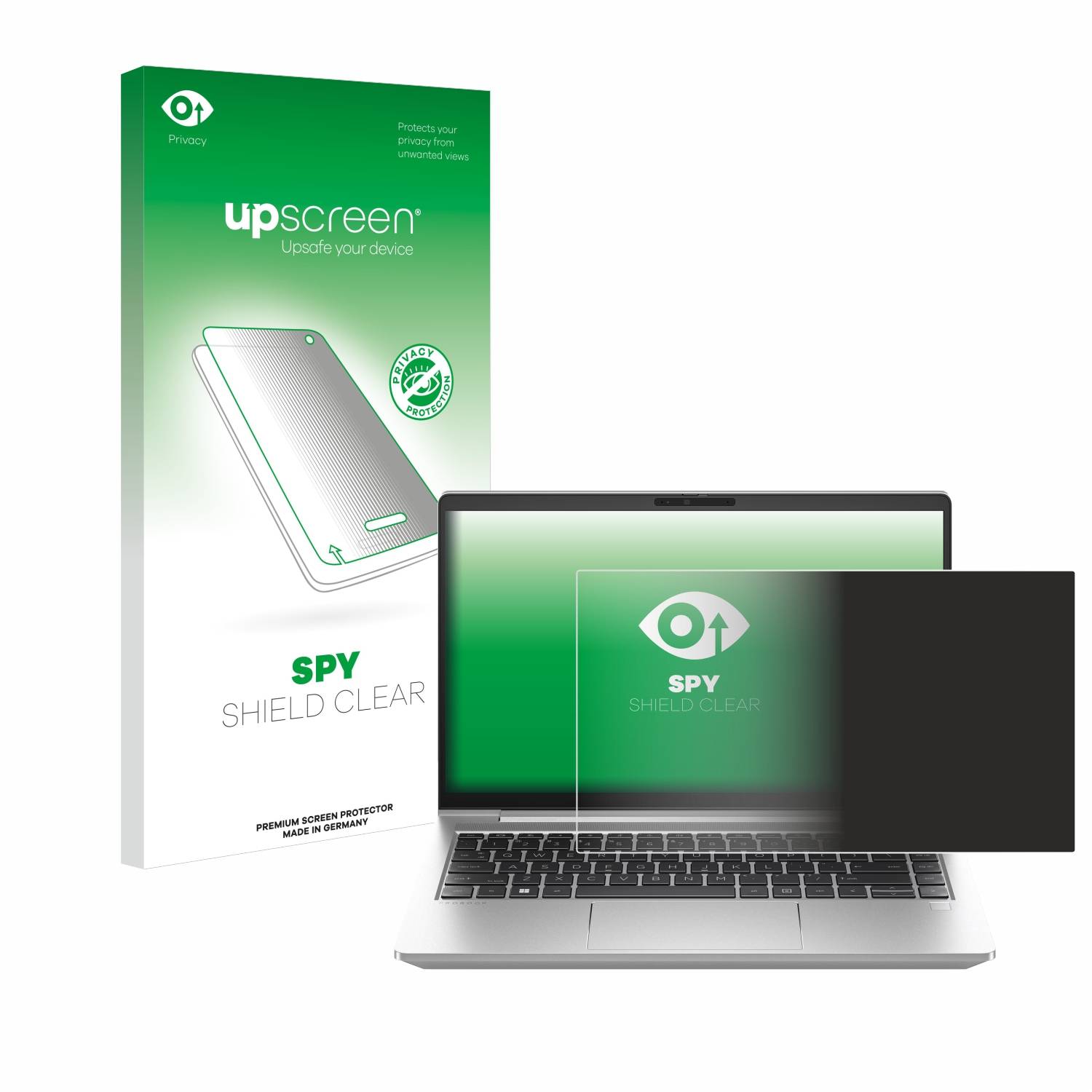 upscreen Blickschutzfolie für HP ProBook 445 G10 Anti-Spy Privacy Blaulichtschutz Sichtschutzfolie