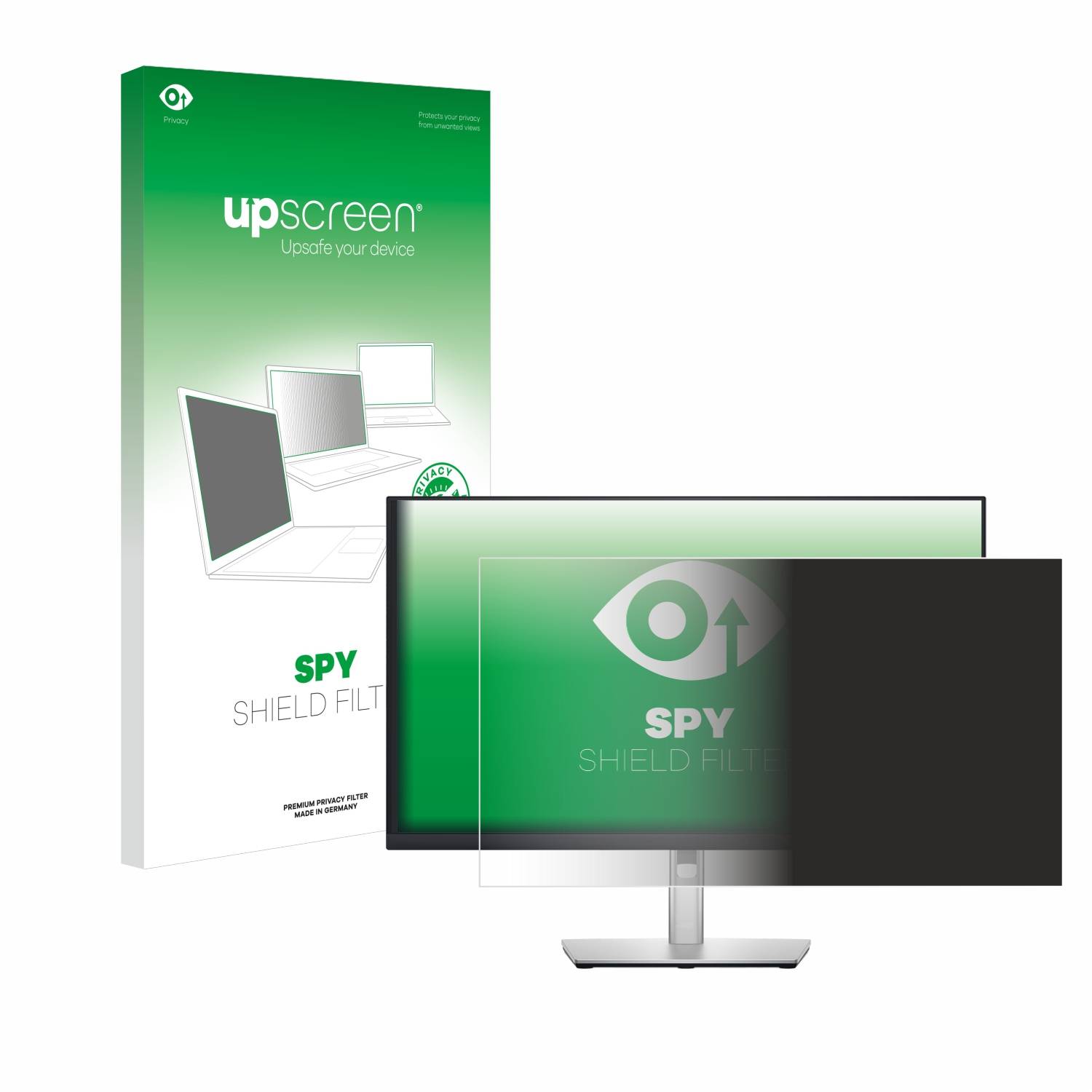 upscreen Blickschutzfilter für Dell P2722H Blaulichtfilter Sichtschutz Privacy Anti Spy abnehmbar