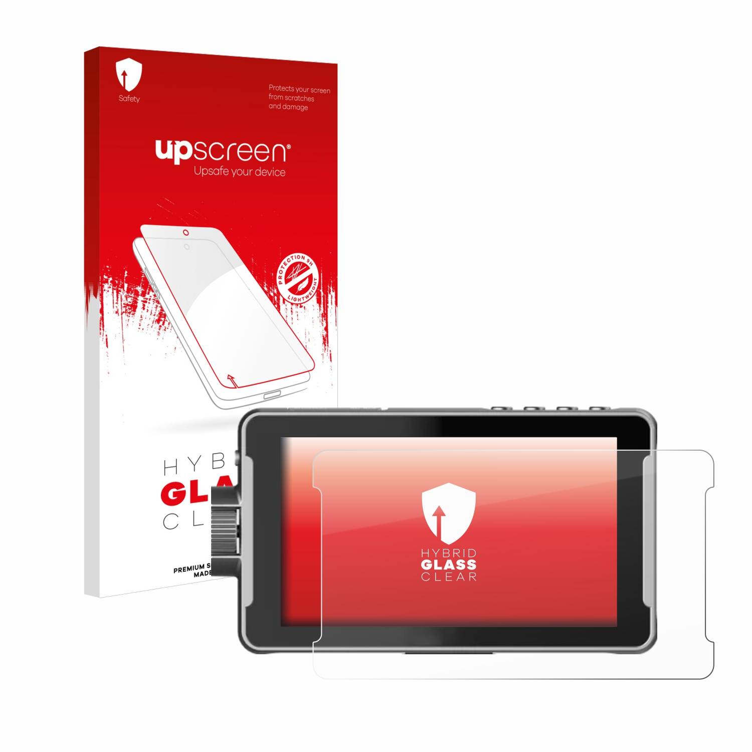 upscreen Flexible Schutz Glas Folie für Viltrox DC-550 Pro Schutzglas 9H Hybridglas Klar