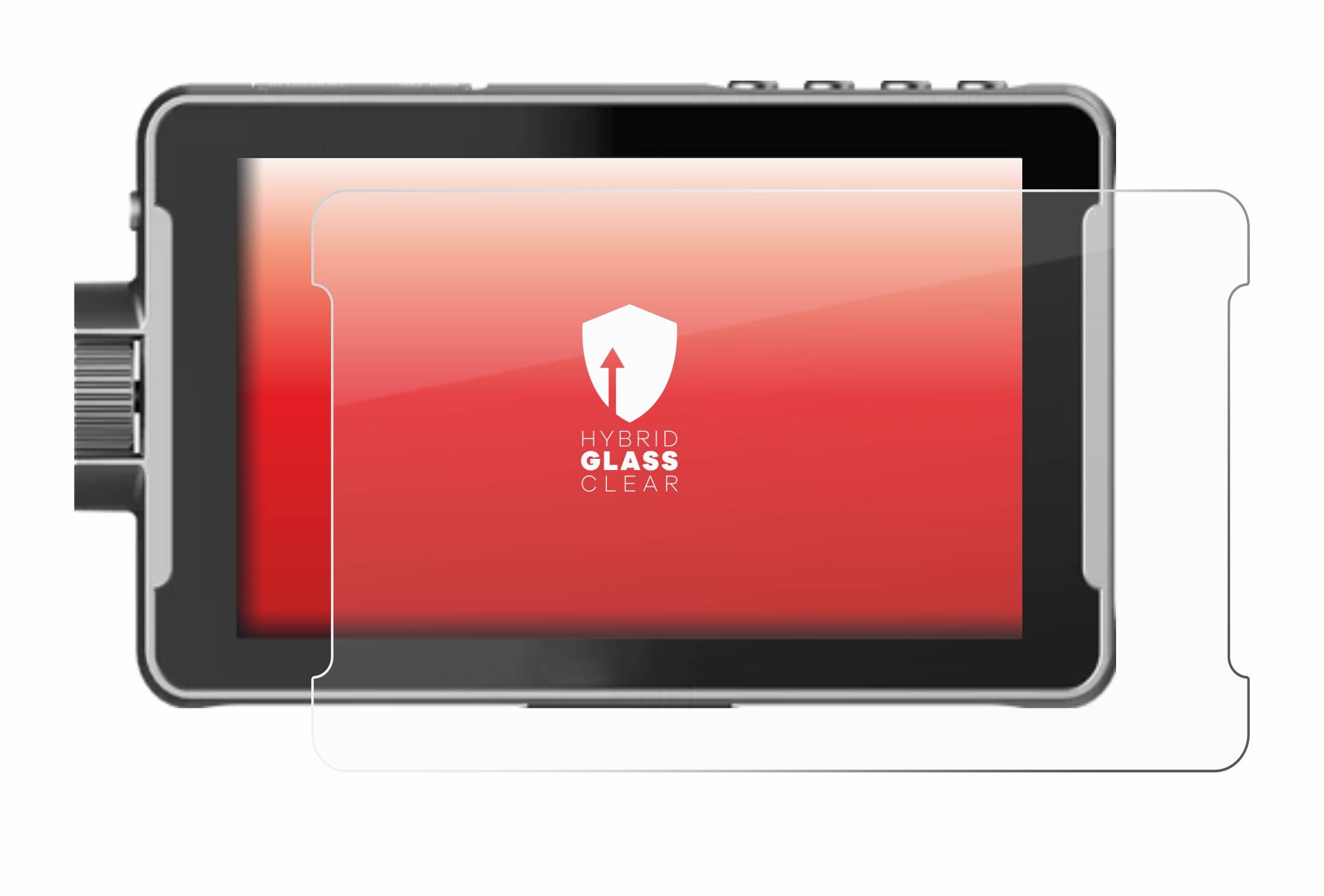 upscreen Flexible Schutz Glas Folie für Viltrox DC-550 Pro Schutzglas 9H Hybridglas Klar