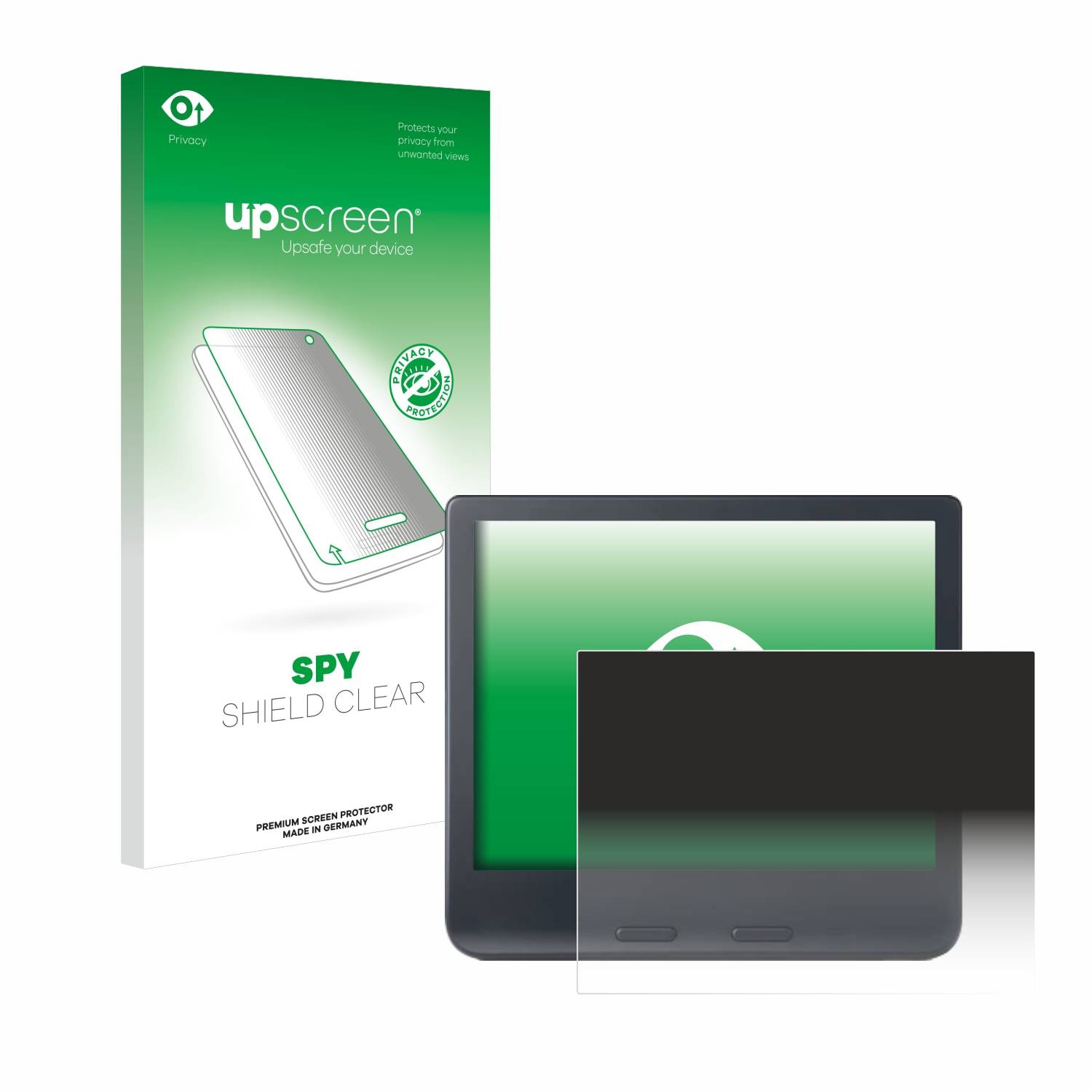 upscreen Blickschutzfolie für Kobo Libra Colour 2024 Anti-Spy Privacy Blaulichtschutz Sichtschutzfolie