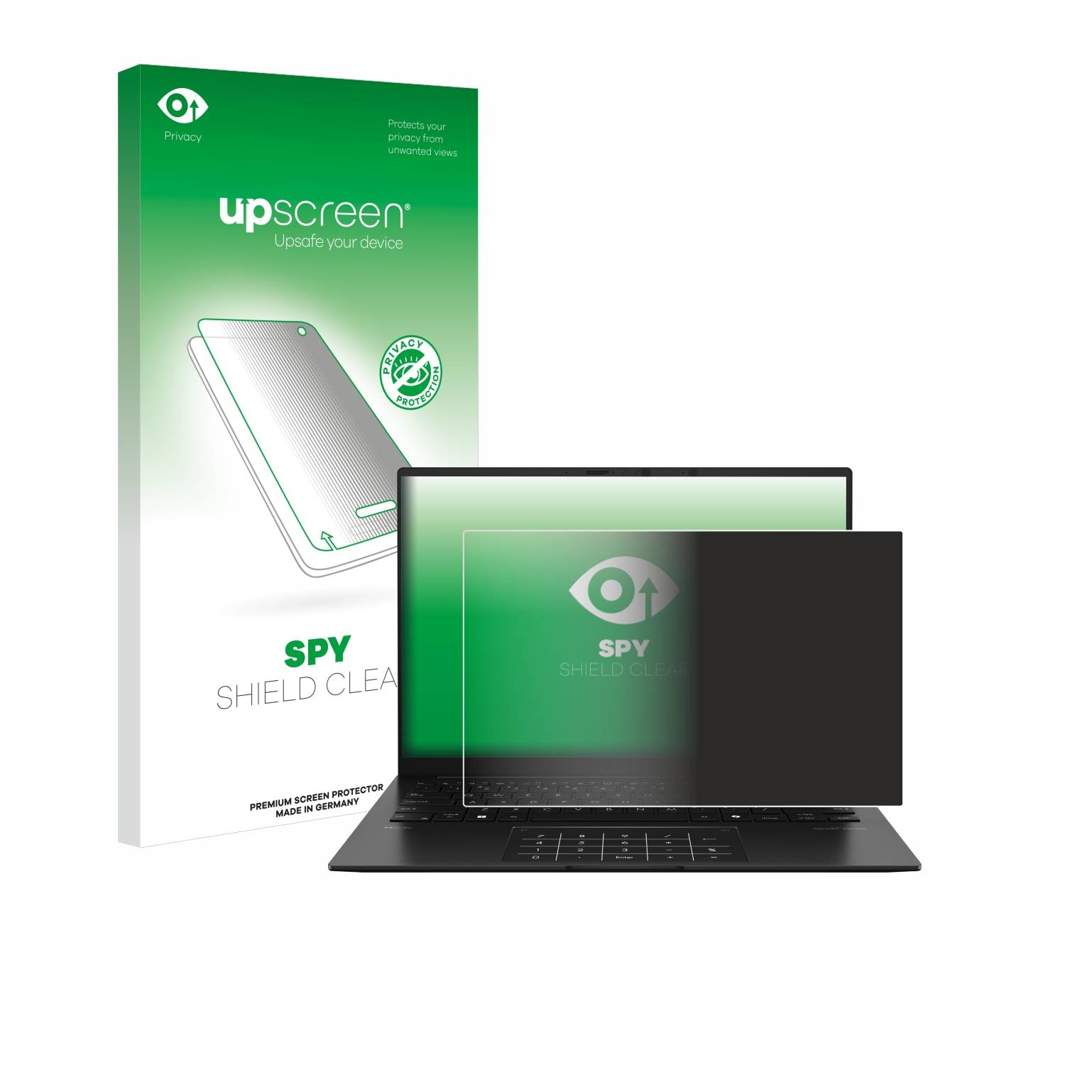 upscreen Spy Shield Sichtschutz-Folie für ASUS ZenBook 14 OLED UM3406