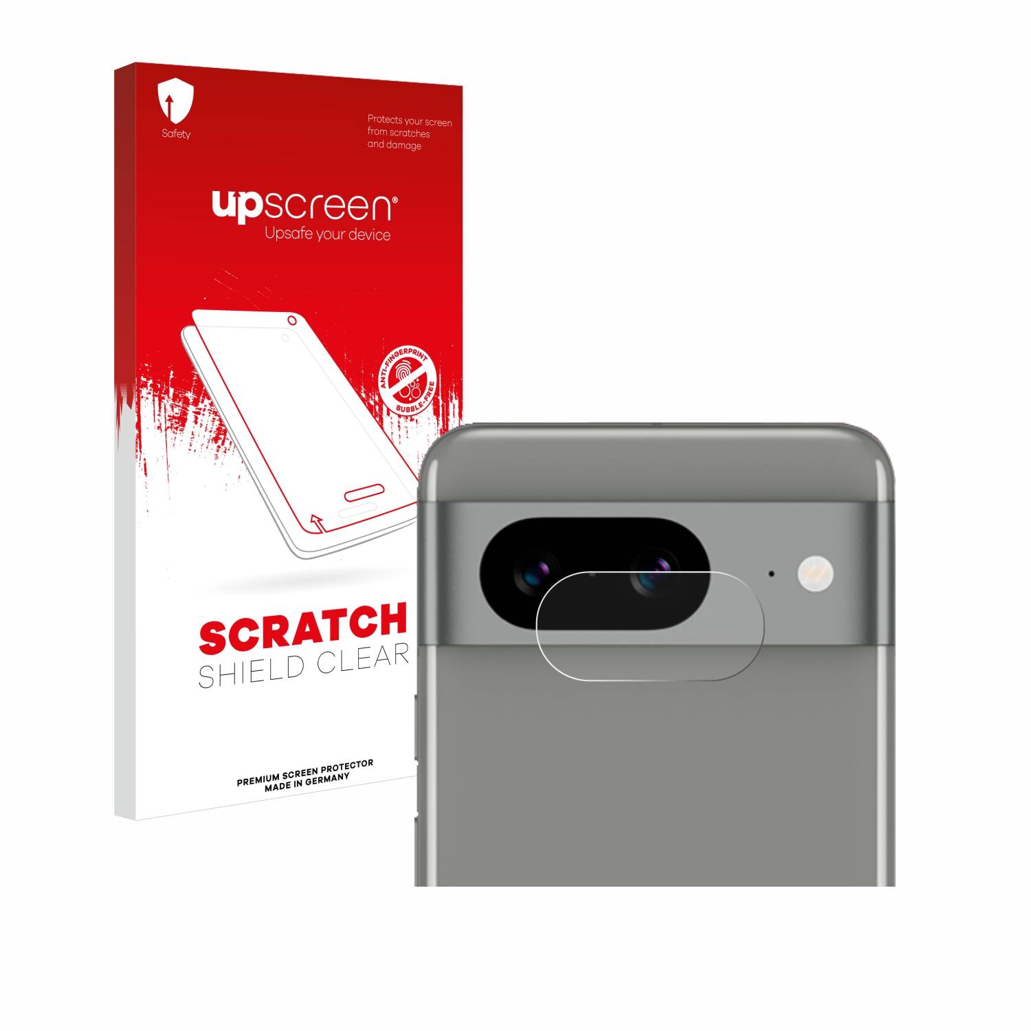 upscreen Scratch Shield Schutzfolie für Google Pixel 8 (NUR Kameraschutz)