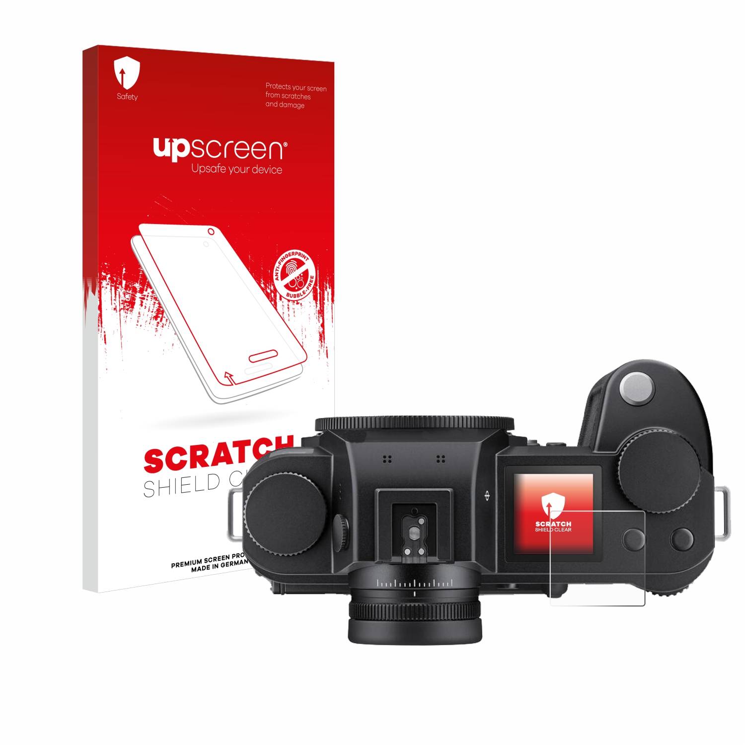 upscreen Scratch Shield Schutzfolie für Leica SL3 (Schulterdisplay)