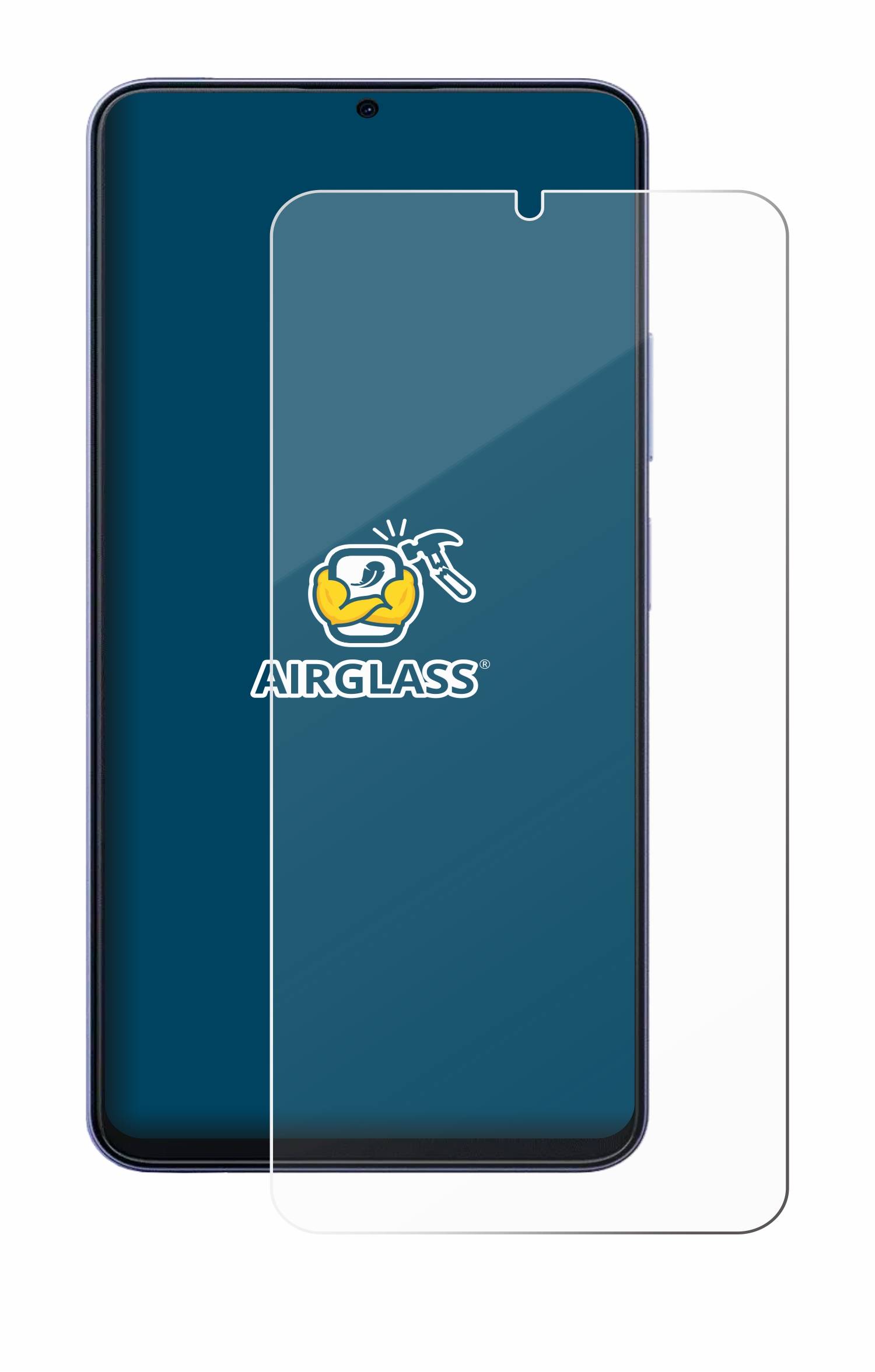 BROTECT AirGlass Flexible Schutz Glas Folie für Blackview Color 8 Klar Transparent