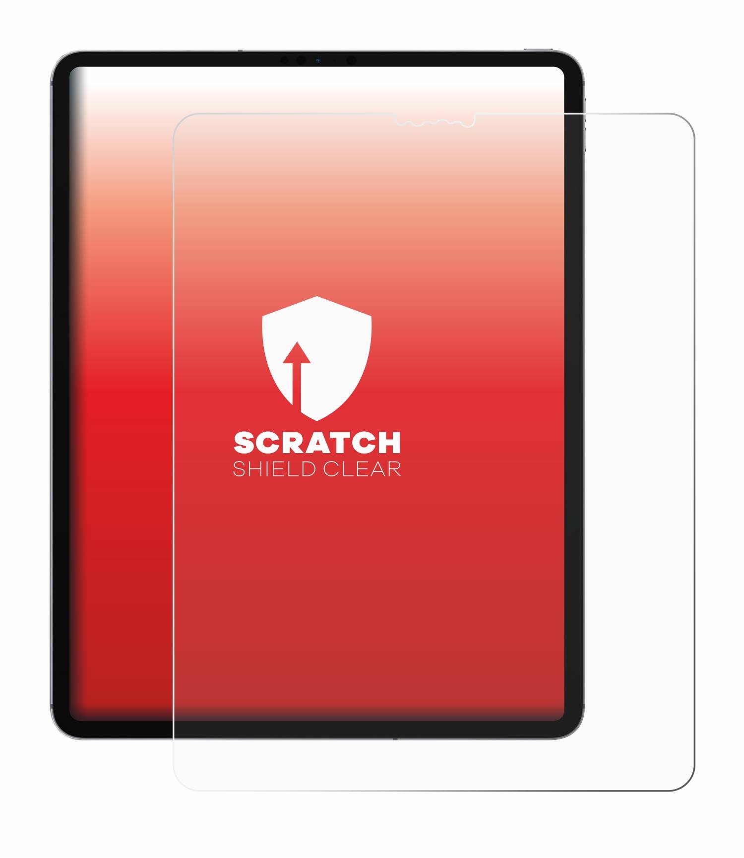 upscreen Scratch Shield Schutzfolie für Apple iPad Pro 12.9 WiFi Cellular 2021 (5. Gen.)