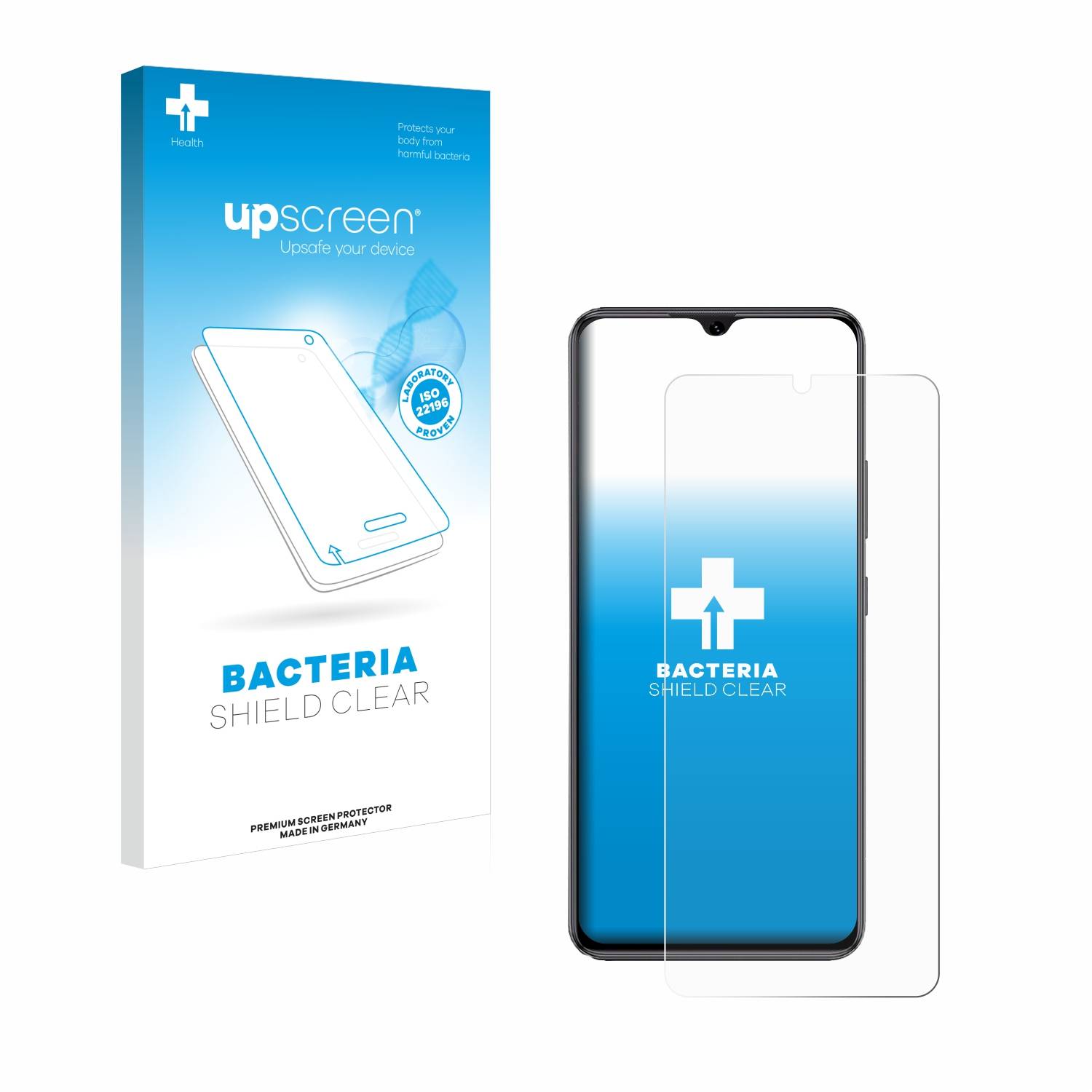 upscreen Bacteria Shield Schutzfolie für Cubot A1 - Antibakteriell
