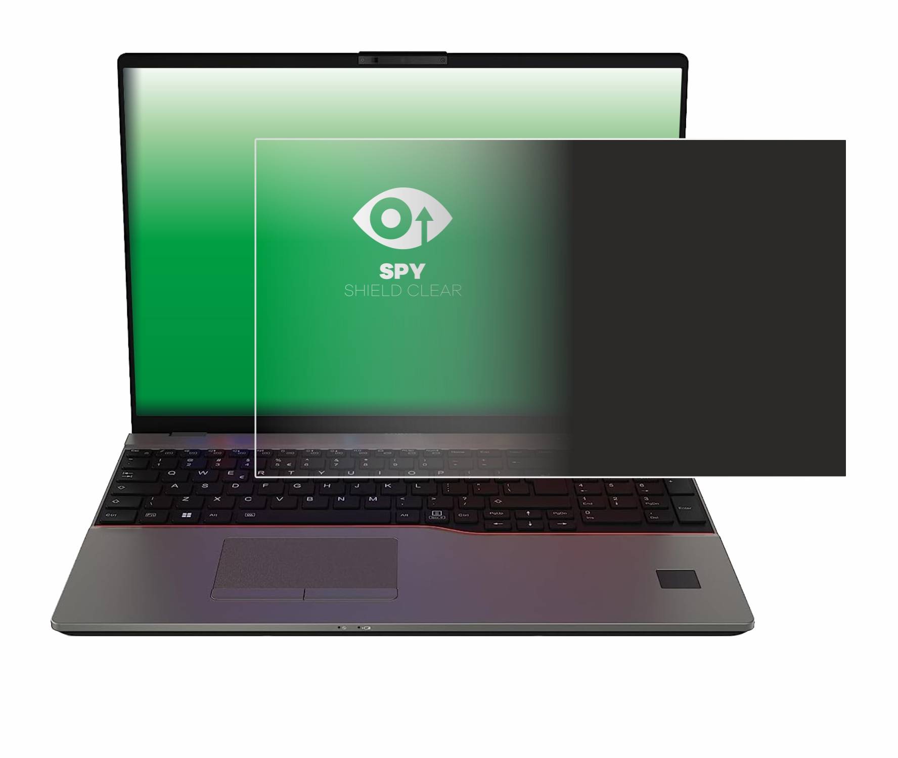 upscreen Blickschutzfolie für Fujitsu Lifebook U7313 Anti-Spy Privacy Blaulichtschutz Sichtschutzfolie