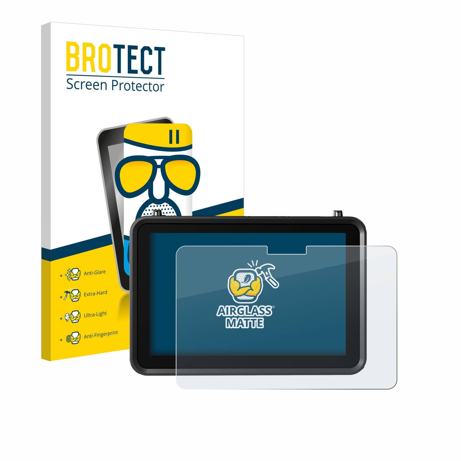 BROTECT AirGlass Matt Glas Schutz Folie für Atomos Shogun Ultra