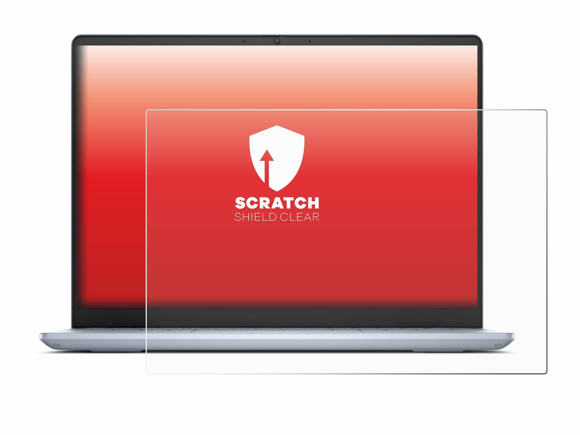 upscreen Schutzfolie für Dell Inspiron 14 Plus 7440 Laptop Kratzschutz Anti-Fingerprint Klar