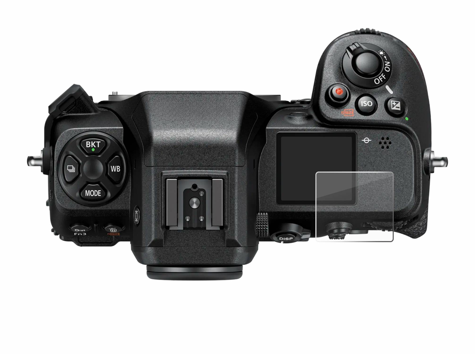 upscreen Flexible Schutz Glas Folie für Nikon Z 8 (Schulterdisplay) Schutzglas 9H Hybridglas Klar