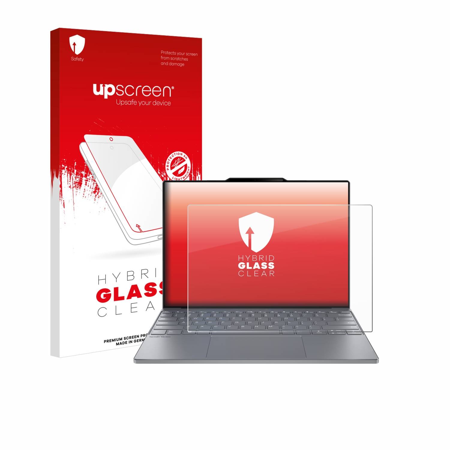 upscreen Hybrid Glas Schutz-Folie für Lenovo ThinkBook 13x Gen 4