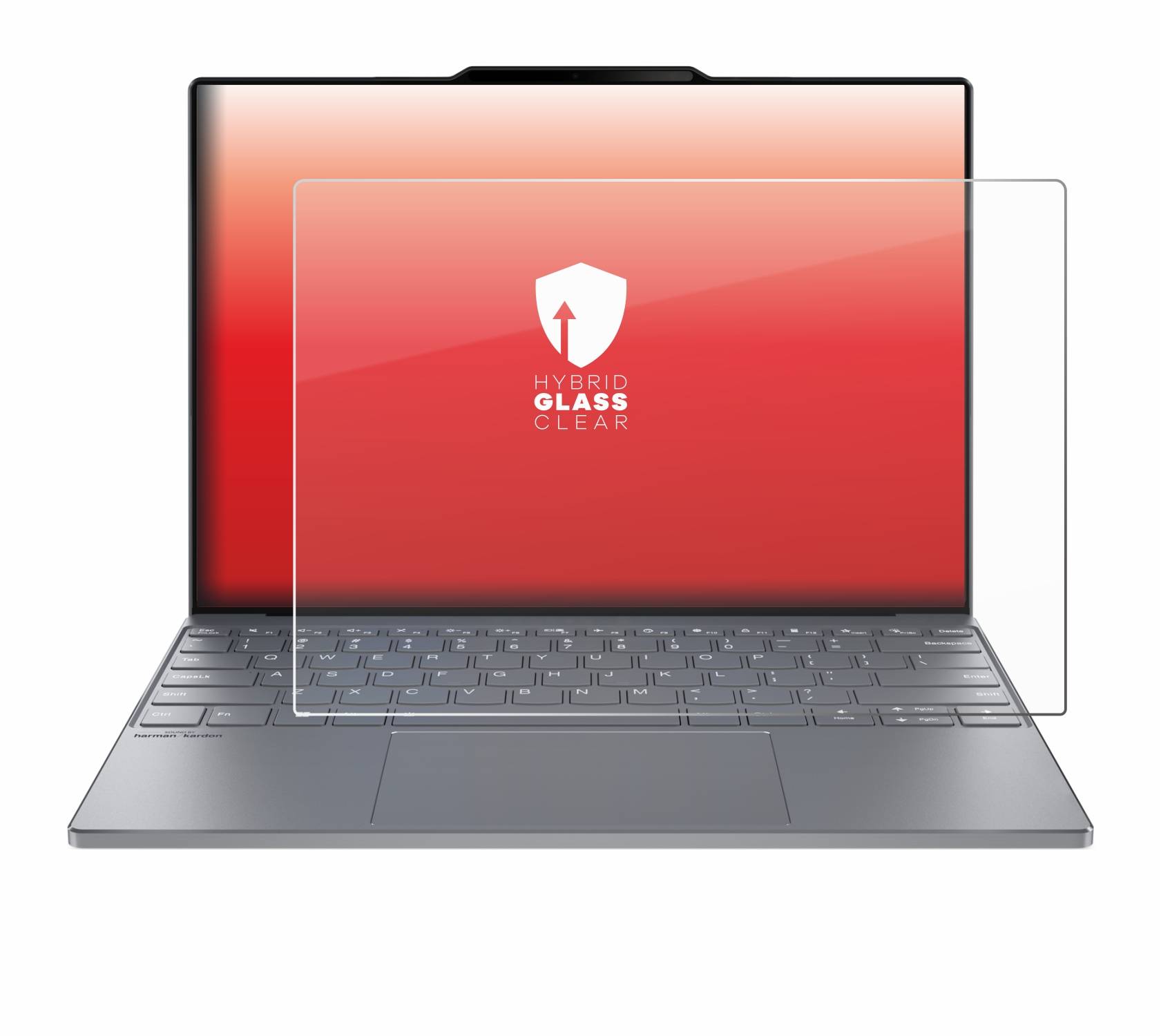 upscreen Hybrid Glas Schutz-Folie für Lenovo ThinkBook 13x Gen 4