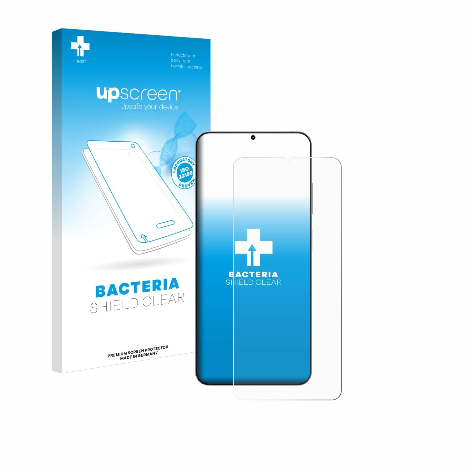 upscreen Bacteria Shield Schutzfolie für Blackview Oscal Tiger 10 - Antibakteriell