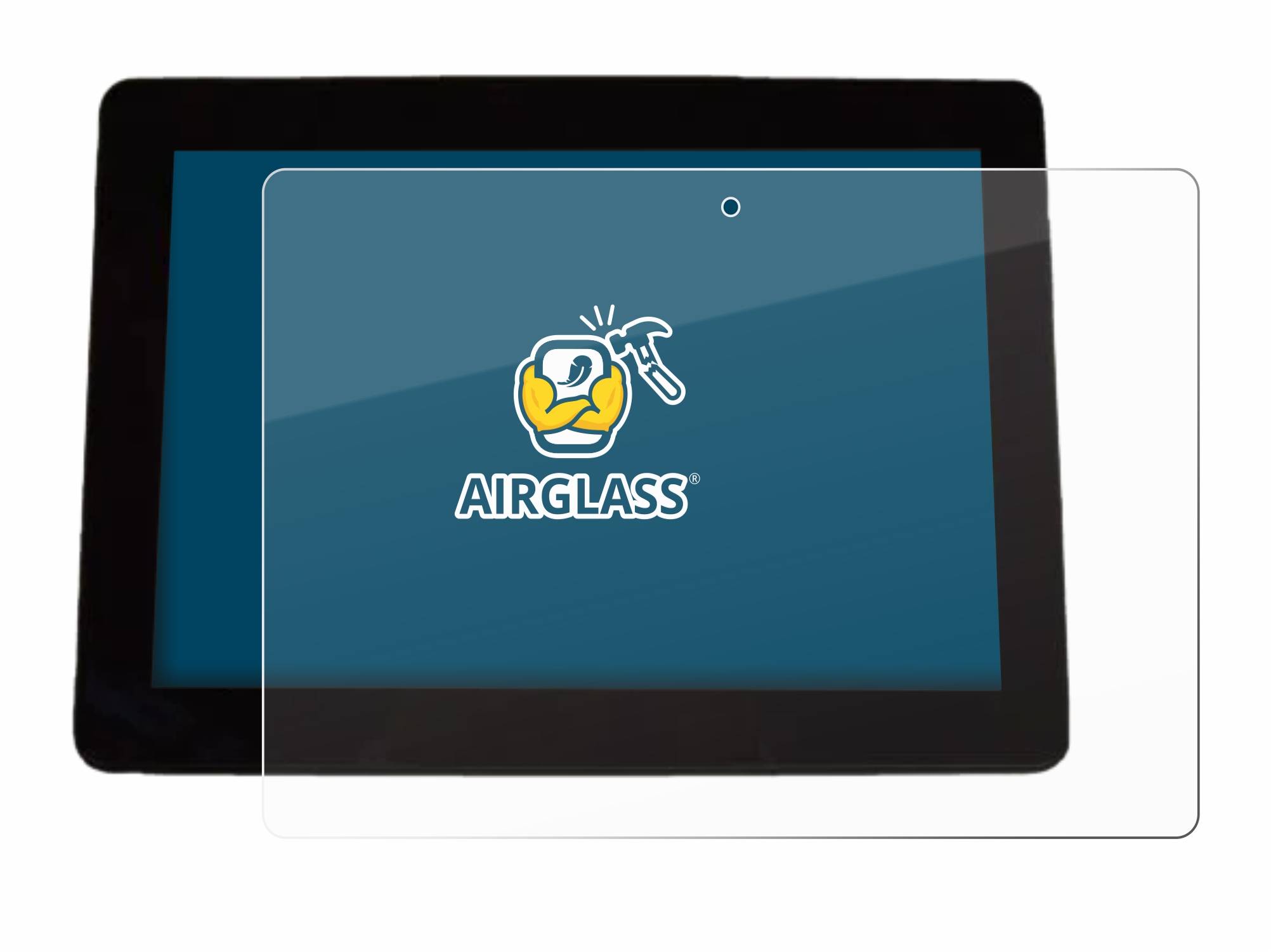 BROTECT AirGlass Flexible Schutz Glas Folie für Trimble XCN 1050 Klar Transparent