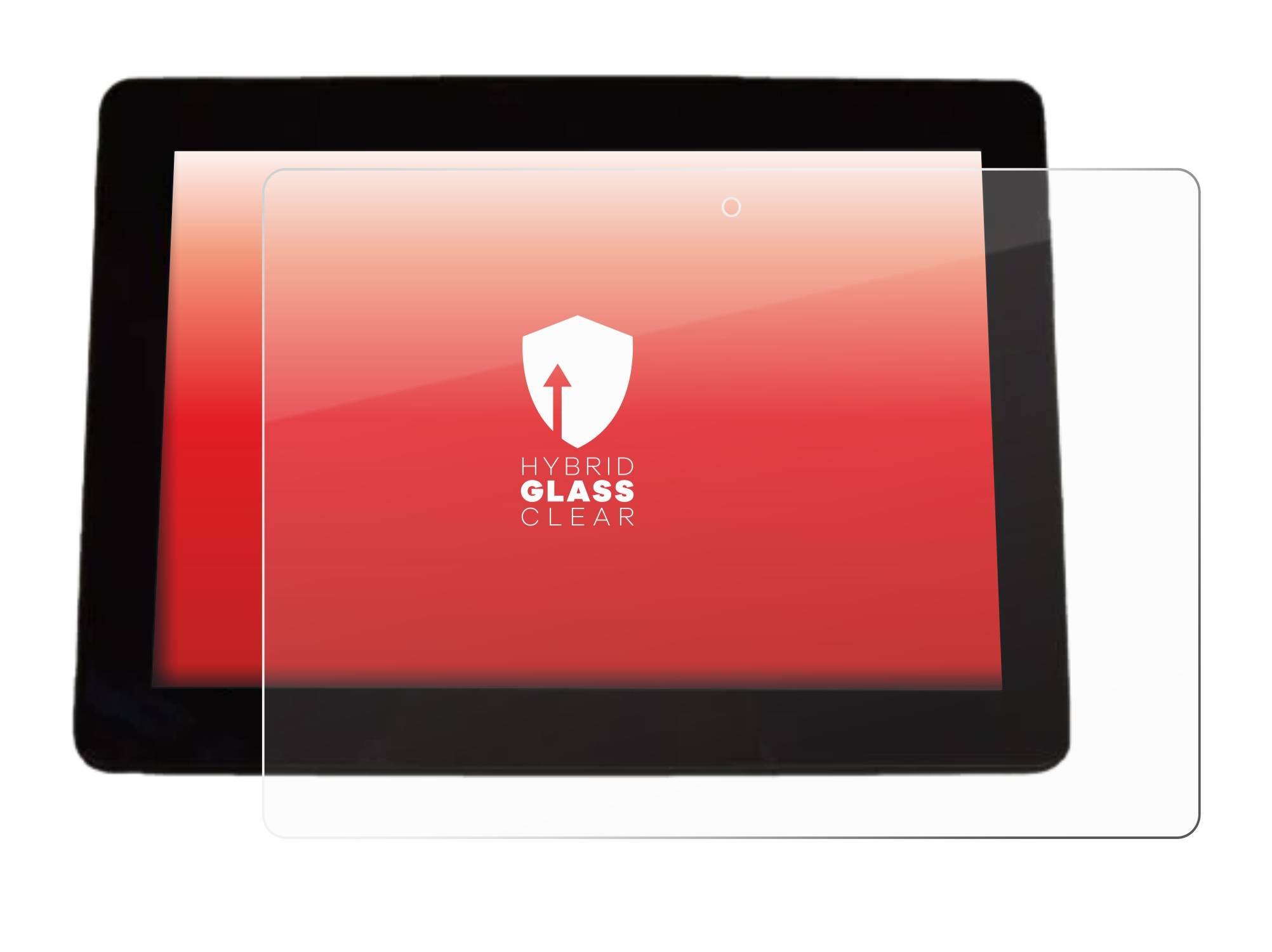 upscreen Hybrid Glas Panzer-Folie für Trimble XCN 1050