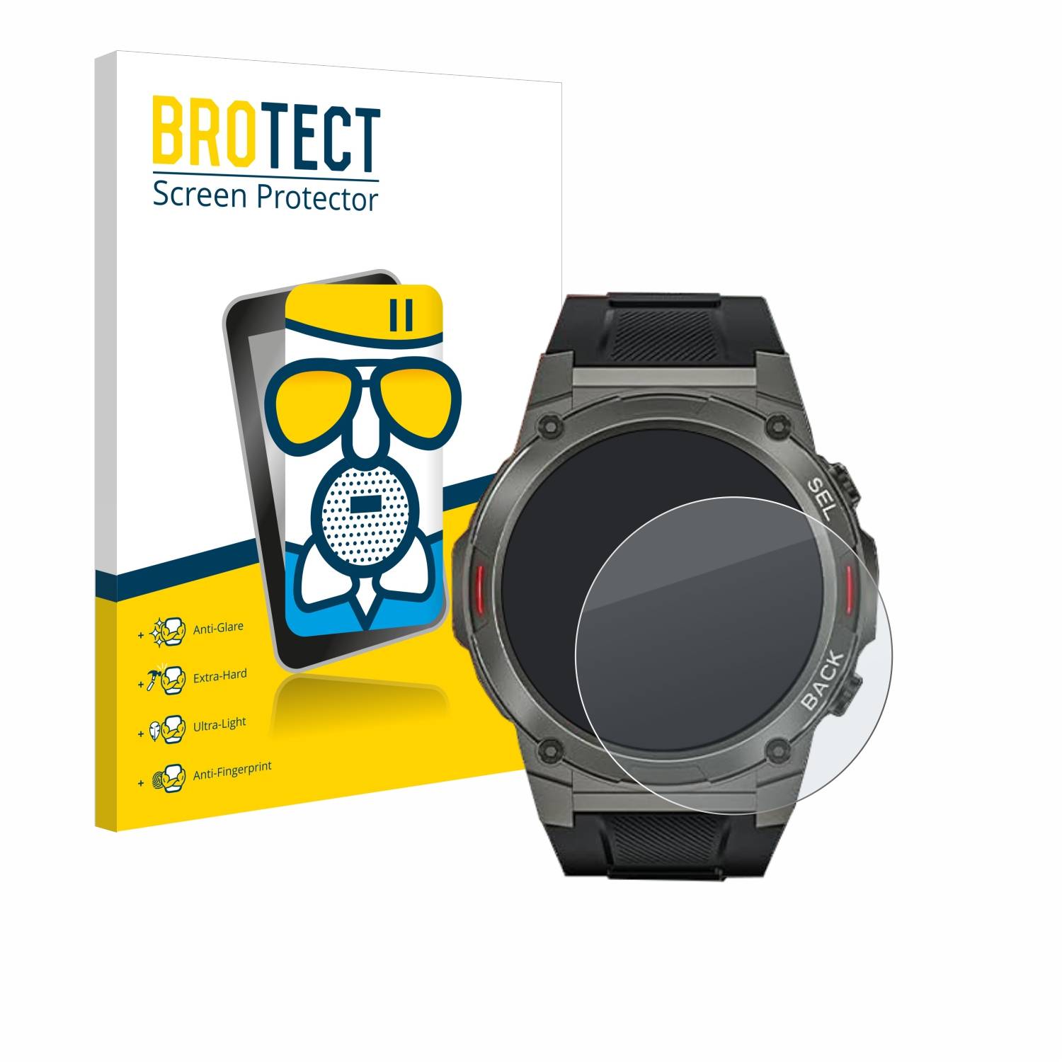 BROTECT AirGlass Matt Glas Panzer Folie für Oukitel BT50 1.4