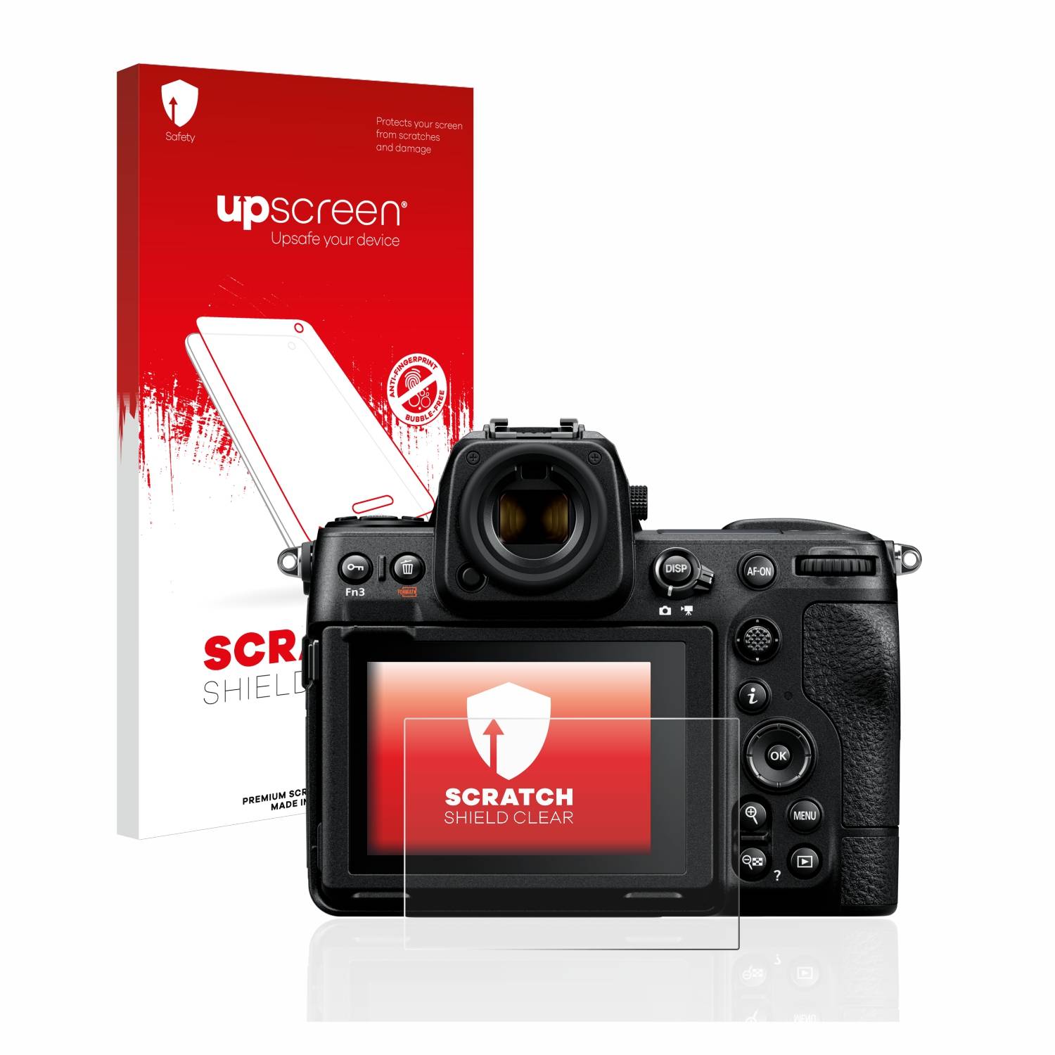 upscreen Schutzfolie für Nikon Z 8 Kratzschutz Anti-Fingerprint Klar