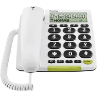 doro PhoneEasy 312cs Schnurgebundenes Seniorentelefon Optische Anrufsignalisierung, Freisprechen Matt Weiß doro PhoneEasy 312cs Schnurgebundenes Seniorentelefon Optische Anrufsignalisierung, Freisprechen Matt Weiß