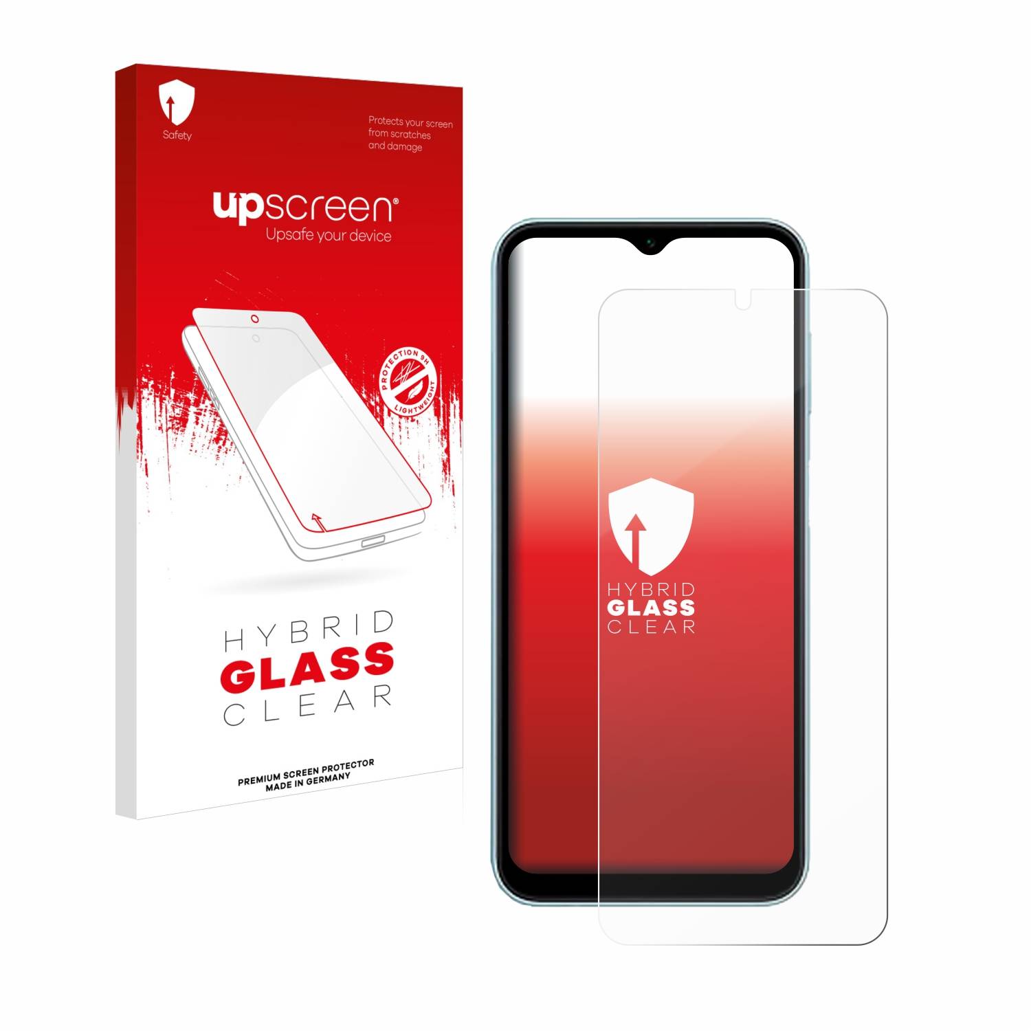 upscreen Hybrid Glas Schutz-Folie für Samsung Galaxy M15