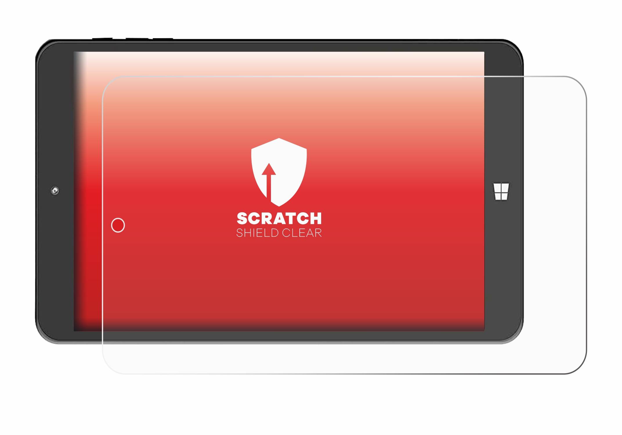 upscreen Scratch Shield Schutzfolie für SZTPS Tablet 8