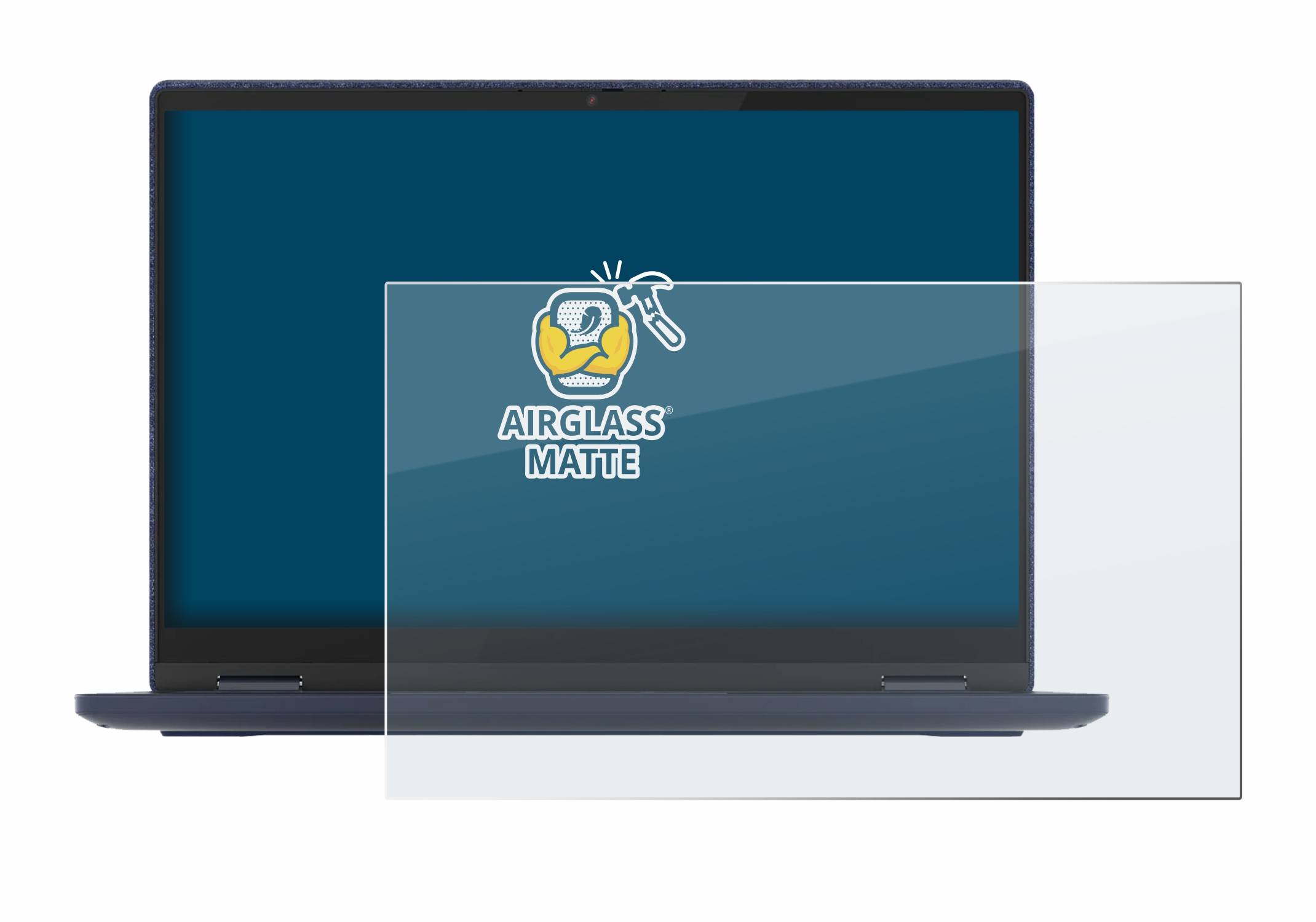 BROTECT AirGlass Matt Glas Schutz Folie für Lenovo Yoga 6 13ALC6