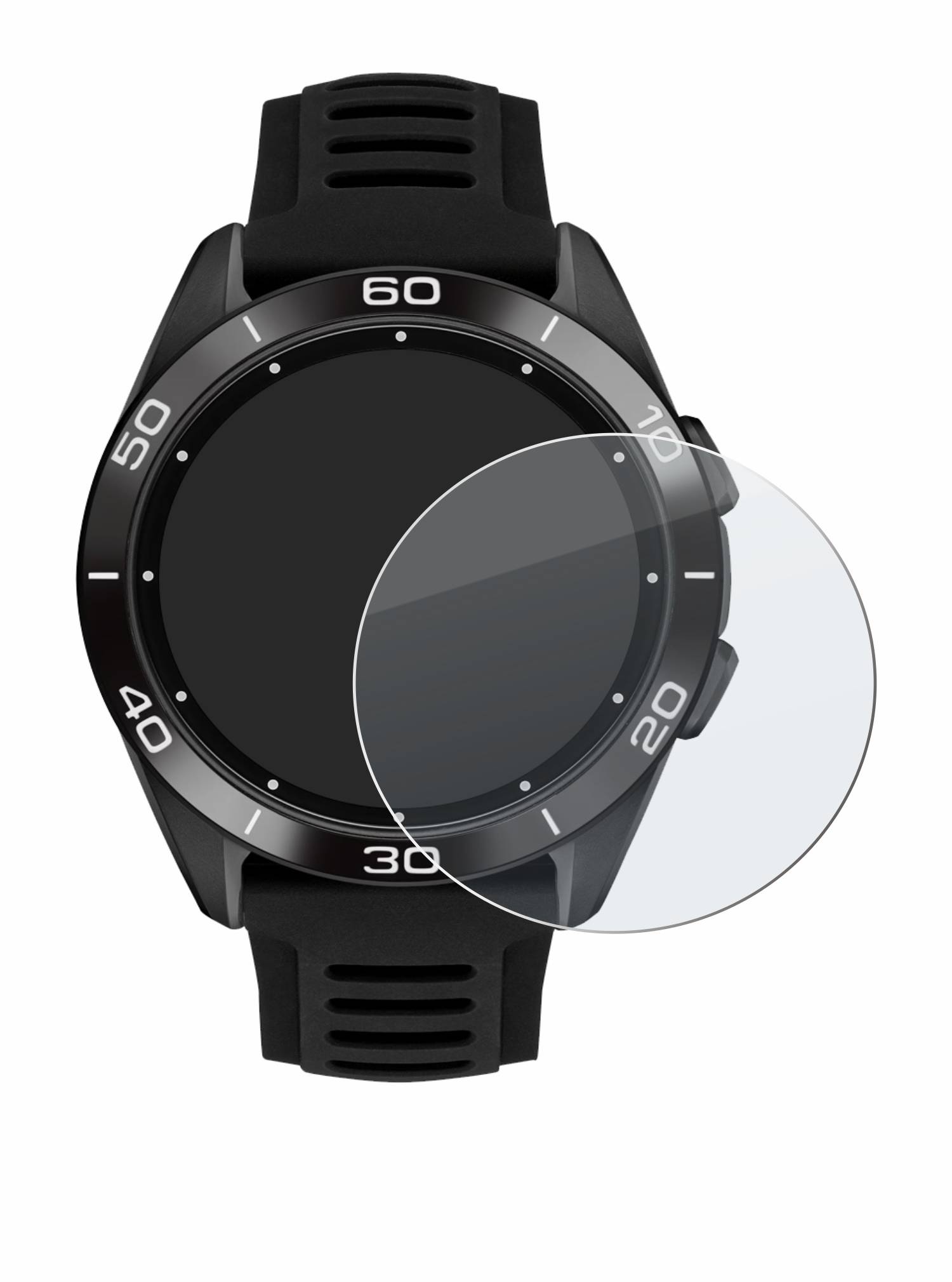 upscreen Hybrid Glas Matt Schutz-Folie für Tissot T-Touch Connect Sport 2023