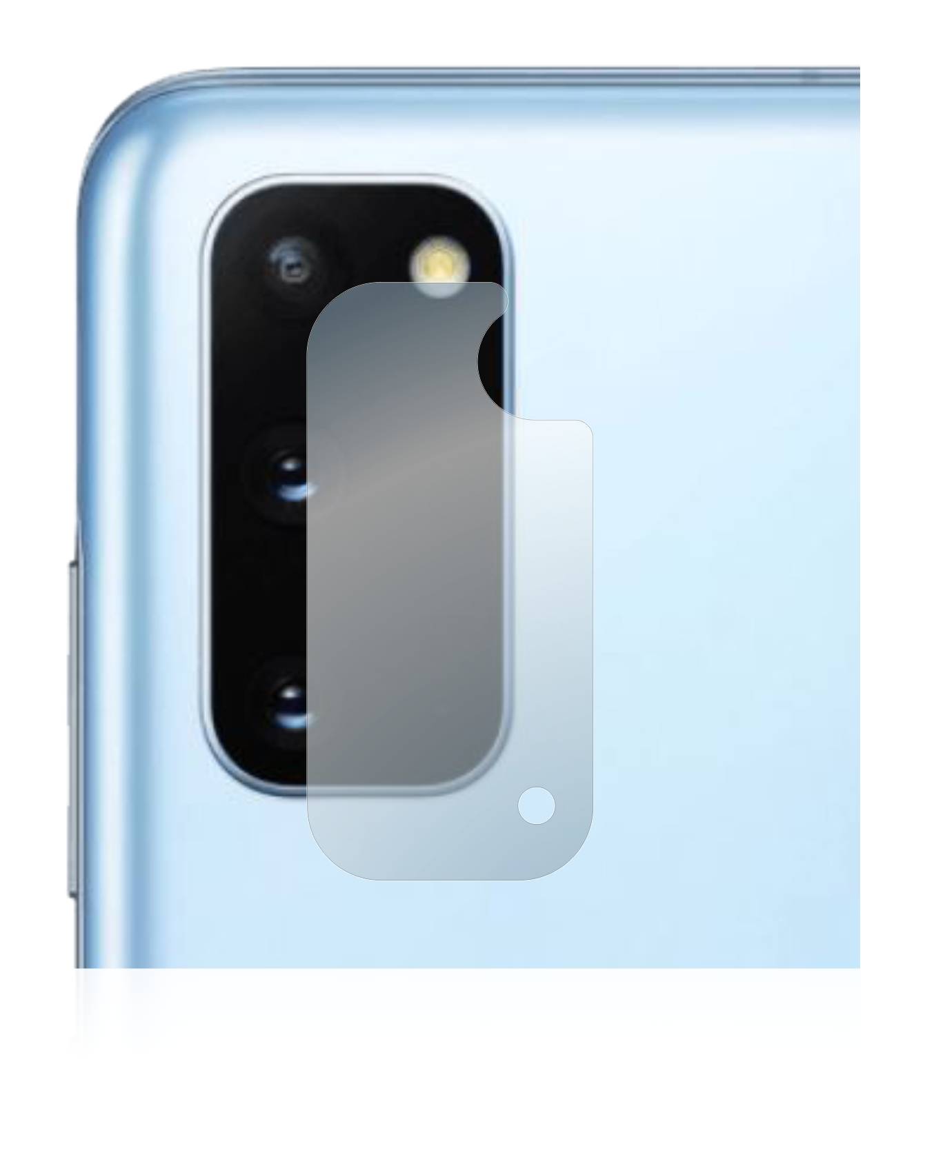 upscreen Scratch Shield Schutzfolie für Samsung Galaxy S20 (NUR Kameraschutz)