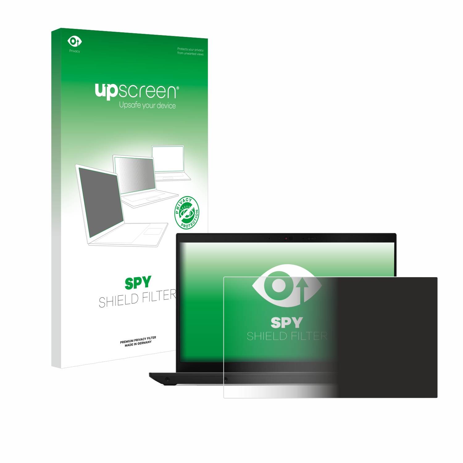 upscreen Blickschutzfilter für Lenovo ThinkPad L14 Gen 4 Blaulichtfilter Sichtschutz Privacy Anti Spy abnehmbar