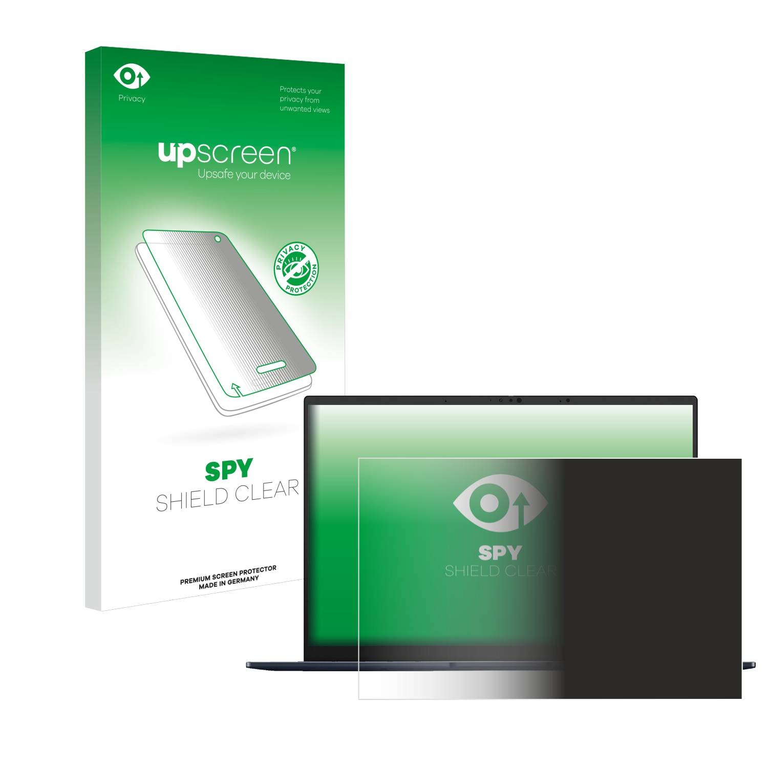 upscreen Spy Shield Sichtschutz-Folie für ASUS ZenBook 14 OLED UX3405 Non-Touch