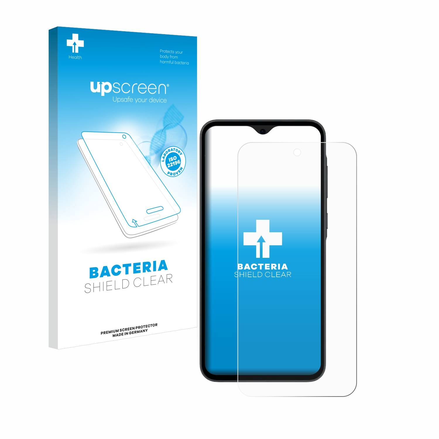 upscreen Bacteria Shield Schutzfolie für Samsung Galaxy A35 5G - Antibakteriell