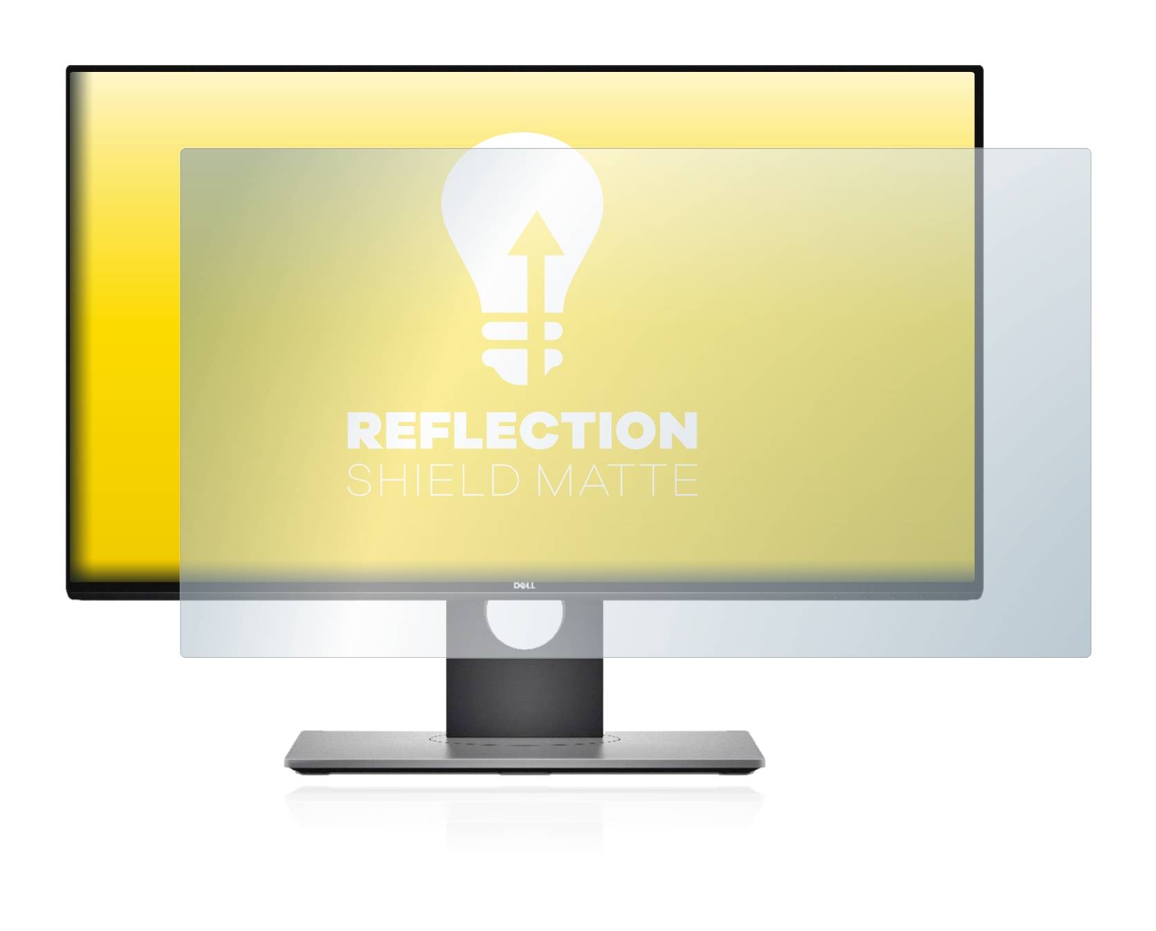 upscreen Reflection Shield Matt Schutzfolie für Dell UltraSharp U2421E