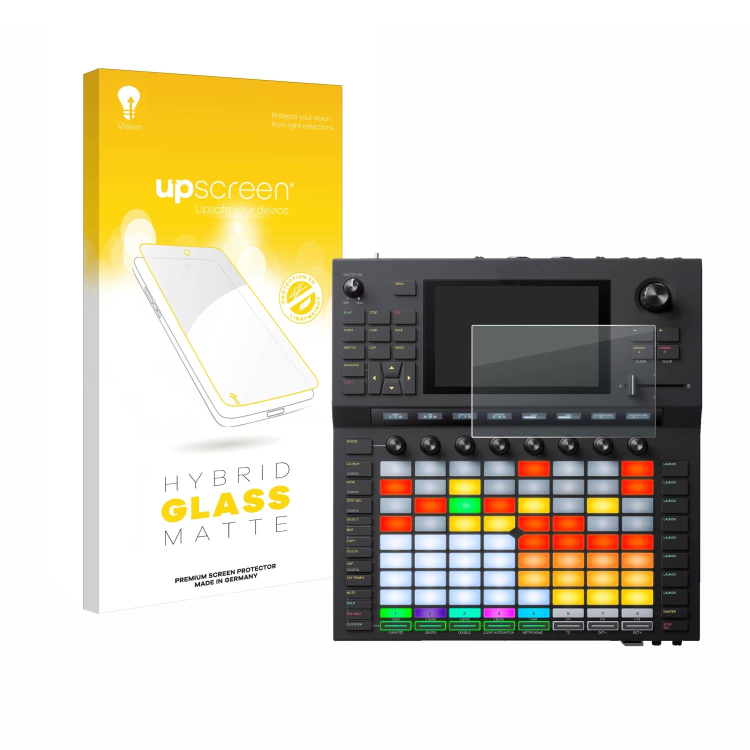 upscreen Flexible Schutz Glas Folie für Akai Force Schutzglas 9H Hybridglas Matt Entspiegelt