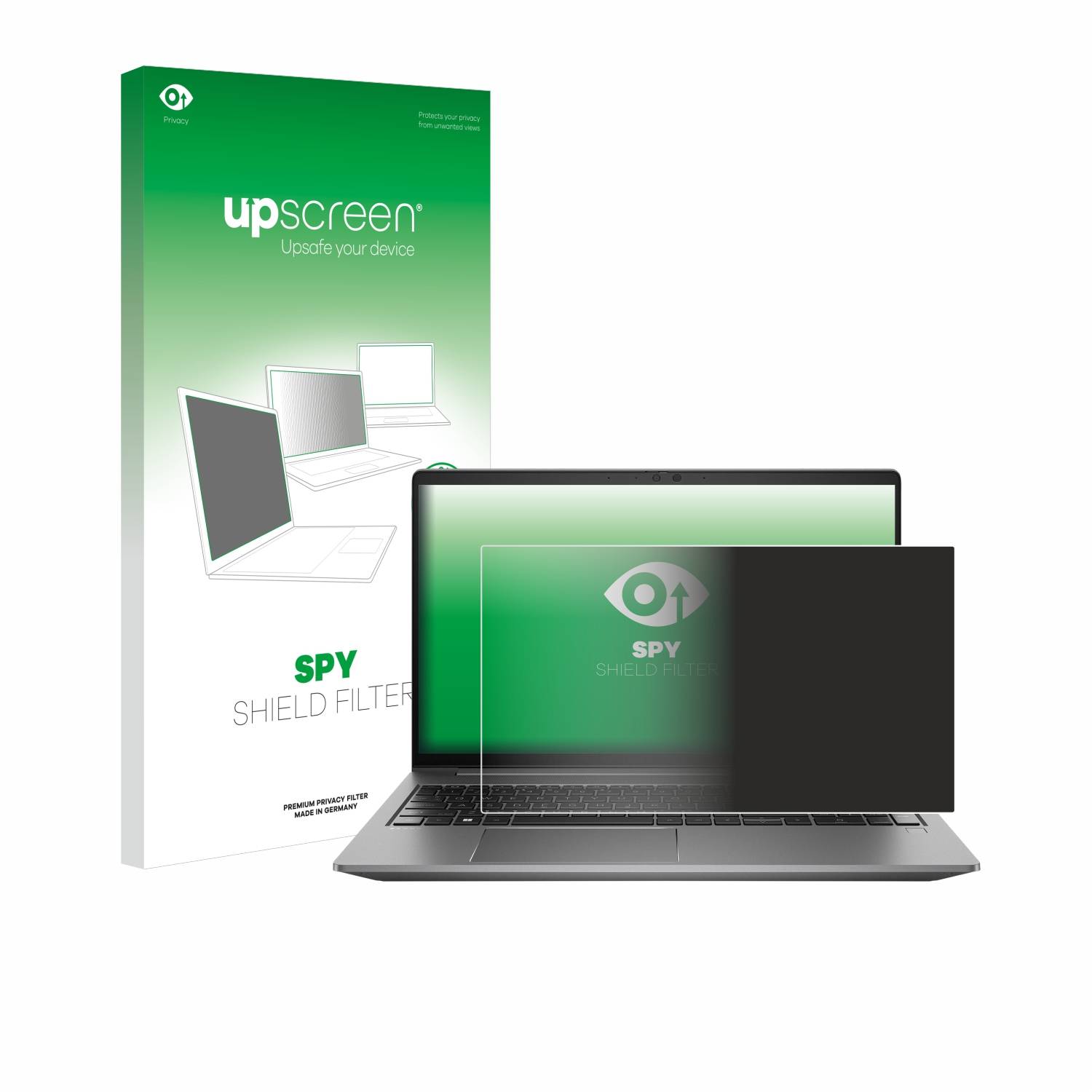 upscreen Blickschutzfilter für HP Zbook Power 15 G10 Blaulichtfilter Sichtschutz Privacy Anti Spy abnehmbar